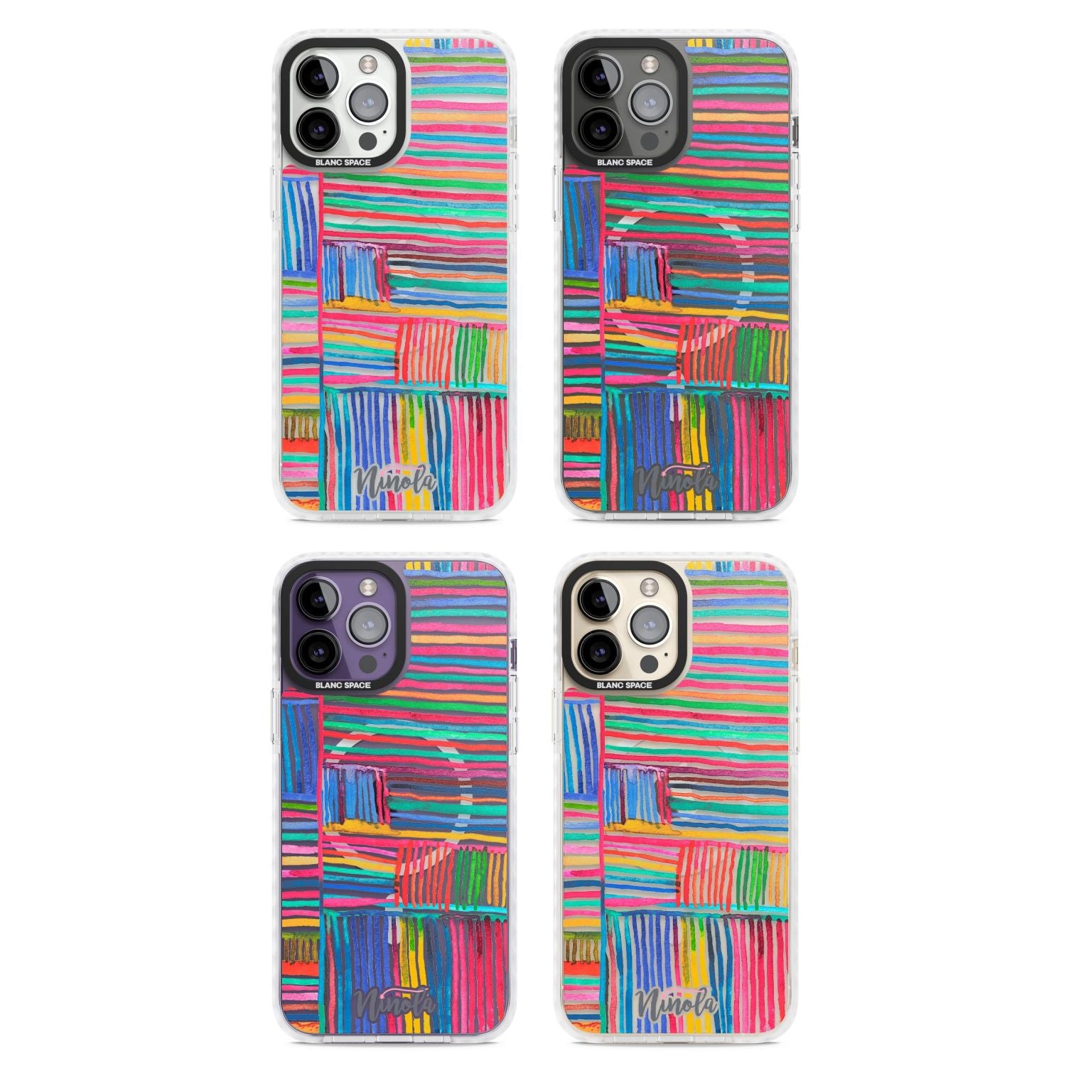 Vibrant Watercolor Lines