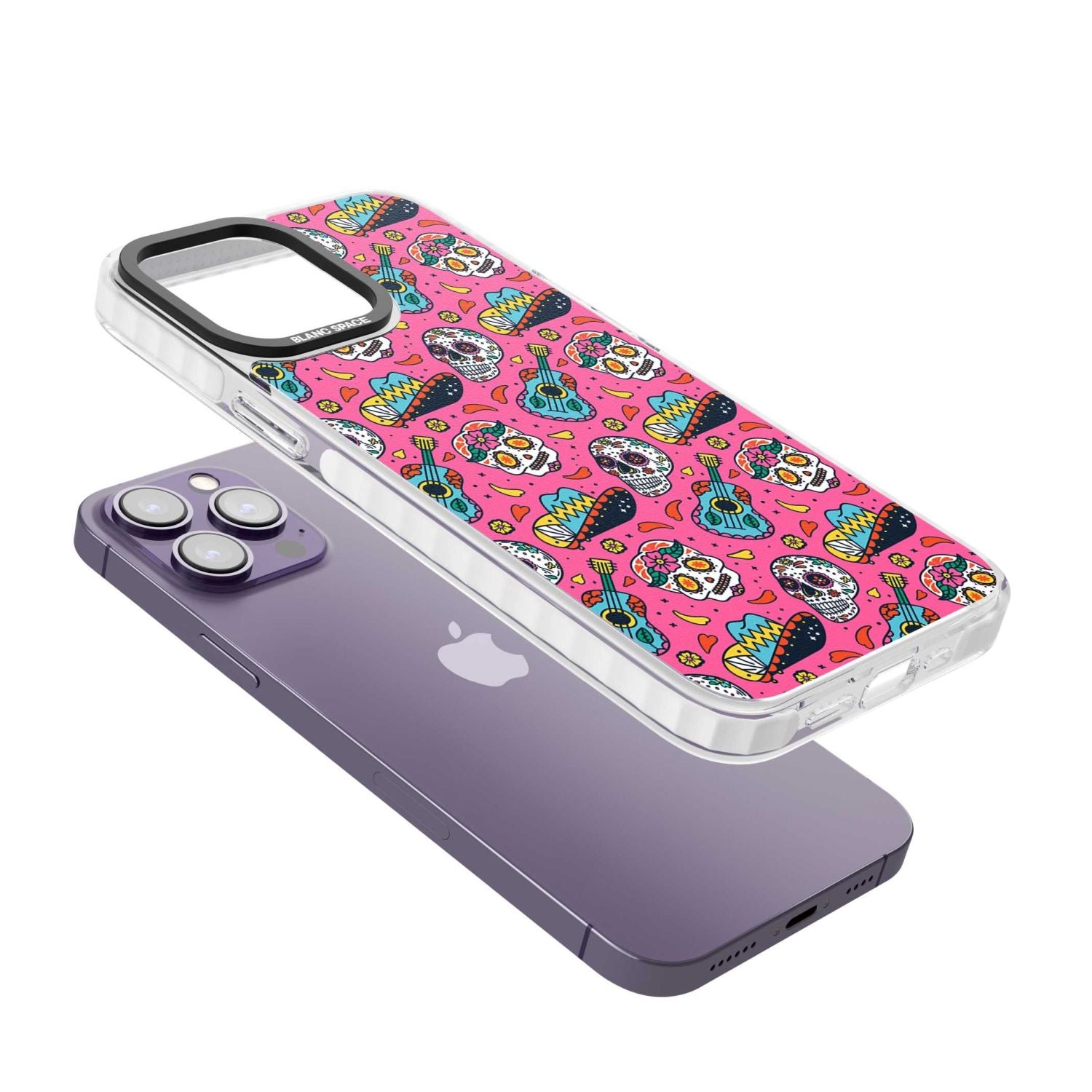 Pink Day Of The Dead Pattern