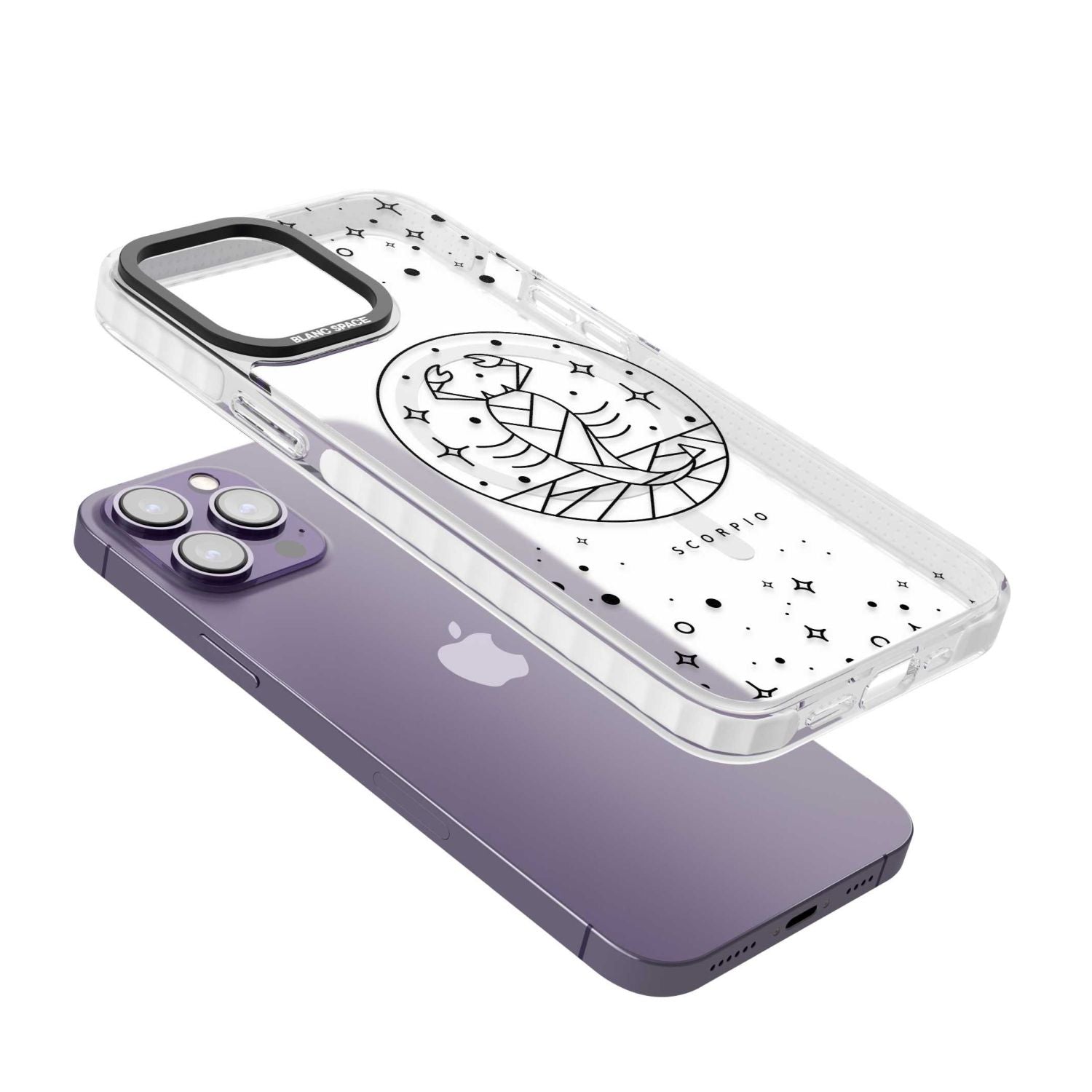 Scorpio Emblem Cosmic Design