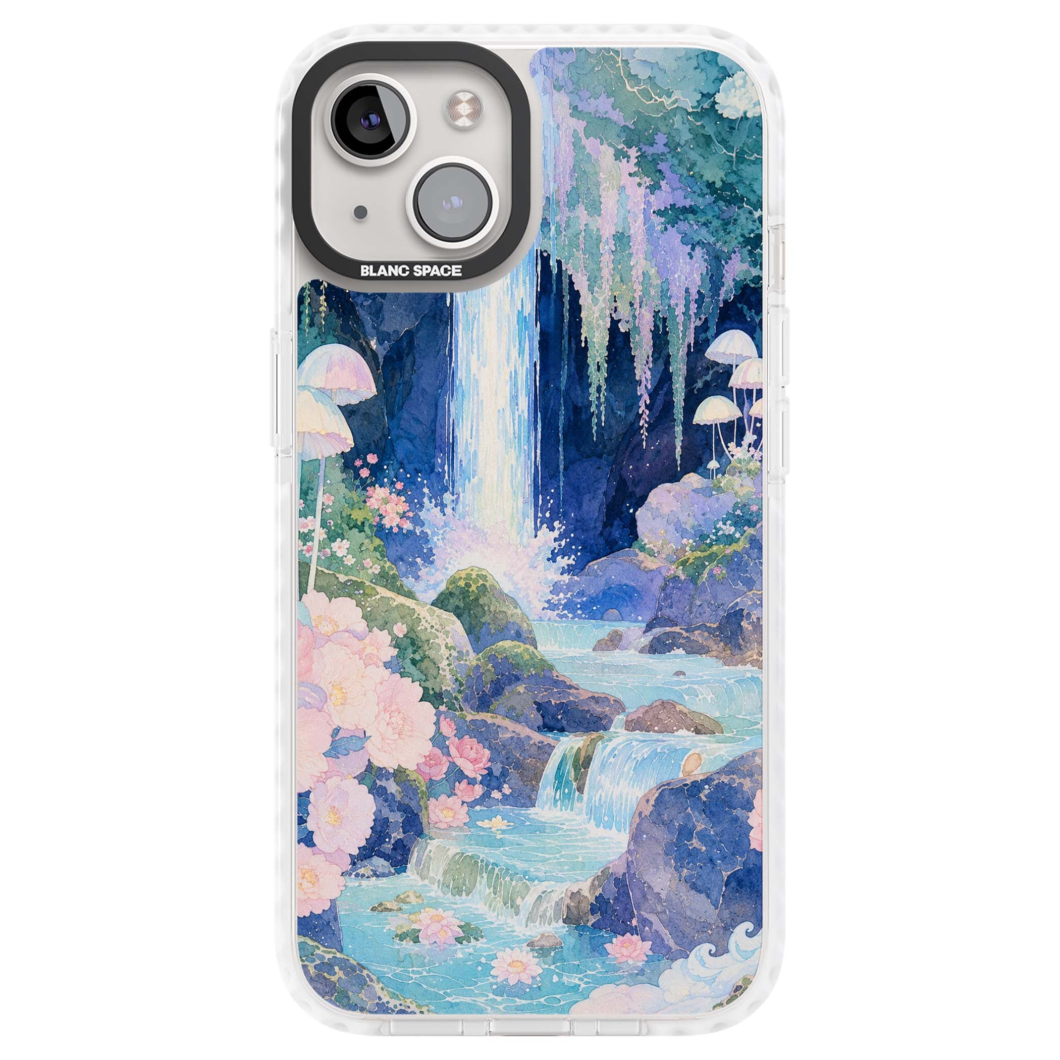 Mystic Waterfall art iPhone case | Clear Impact case for iPhone 13, iPhone 14, iPhone 15