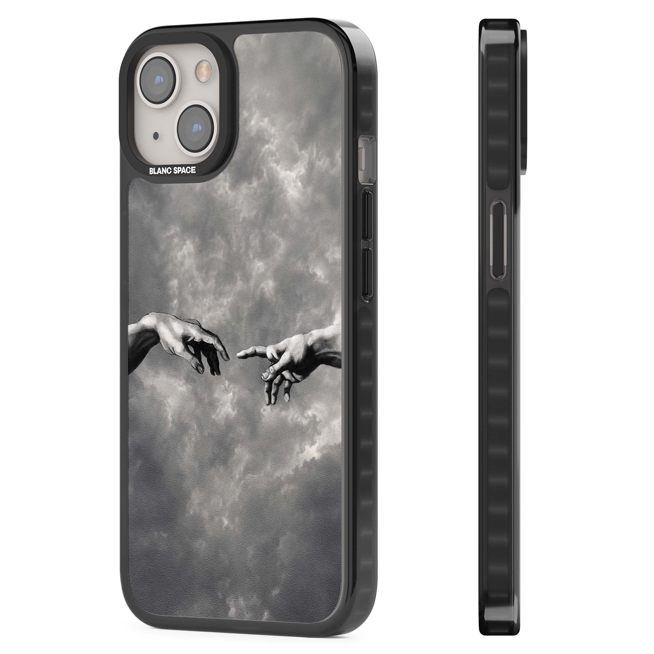 Creation art iPhone case | Black Impact case for iPhone 13, iPhone 14, iPhone 15
