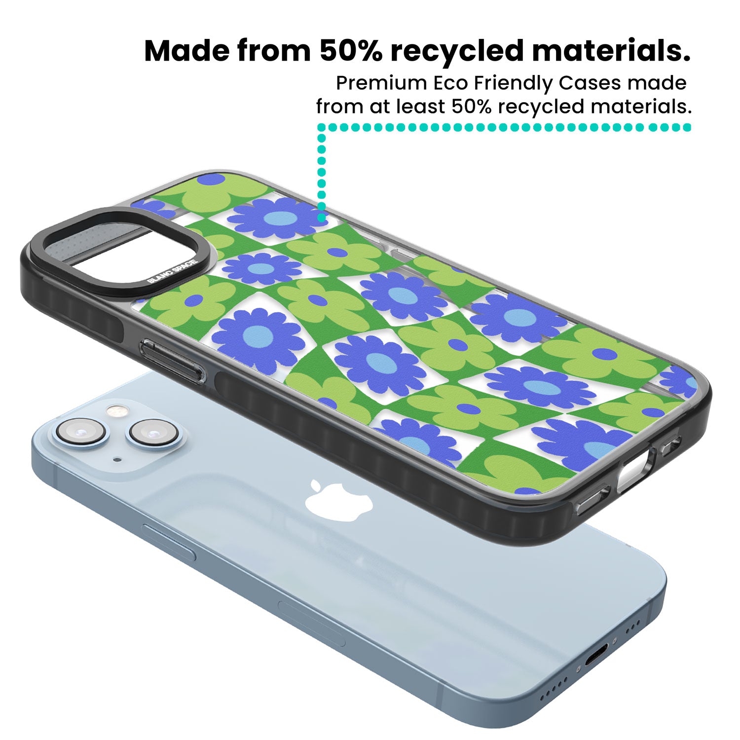 Garden Party Black Impact Phone Case for iPhone 13, iPhone 14, iPhone 15