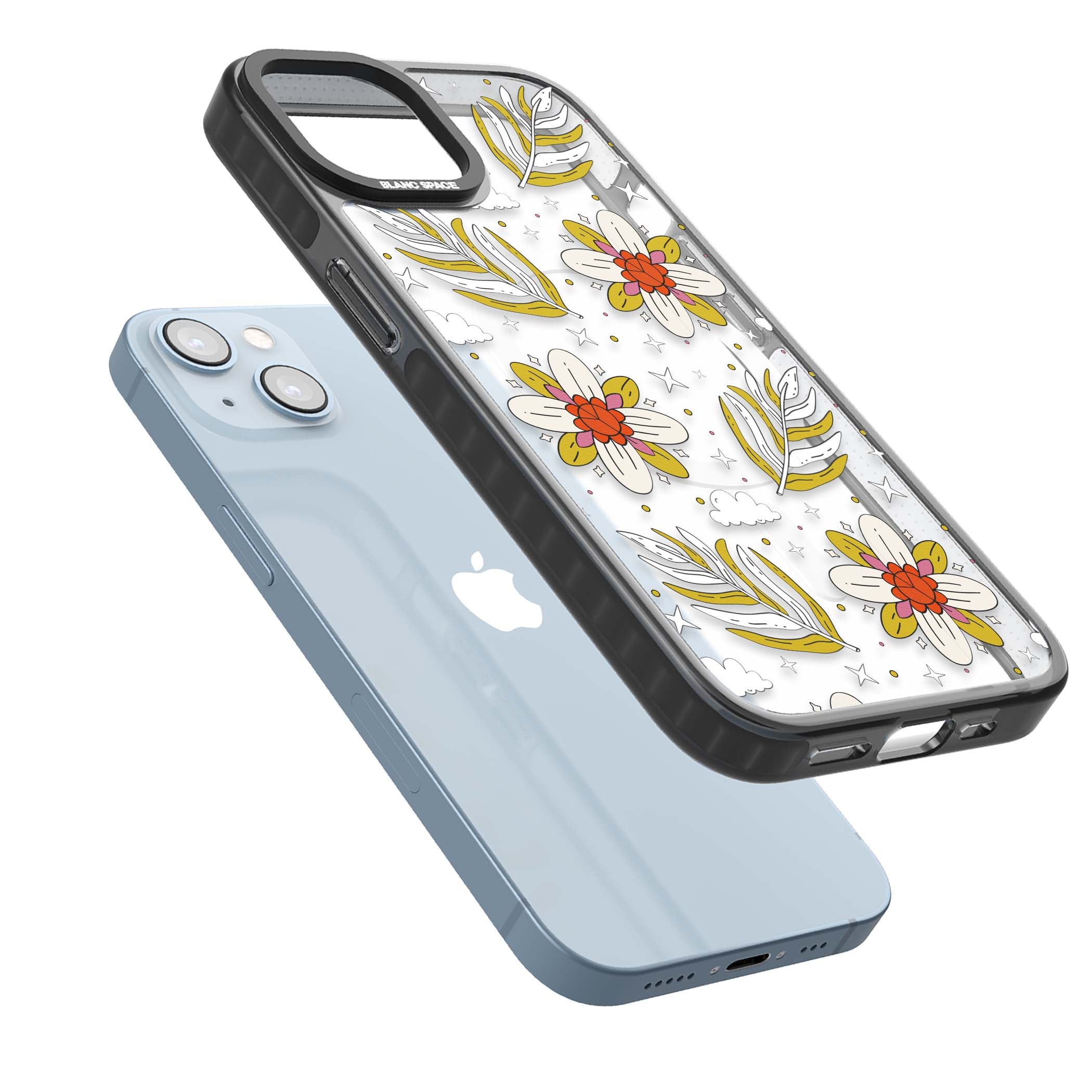 Elevate Your Phone'S Style With This Boho Celestial Sun & Eye Phone Case, Featuring A Mystical Blend Of Suns, All-Seeing Eyes, Butterflies, Stars, And