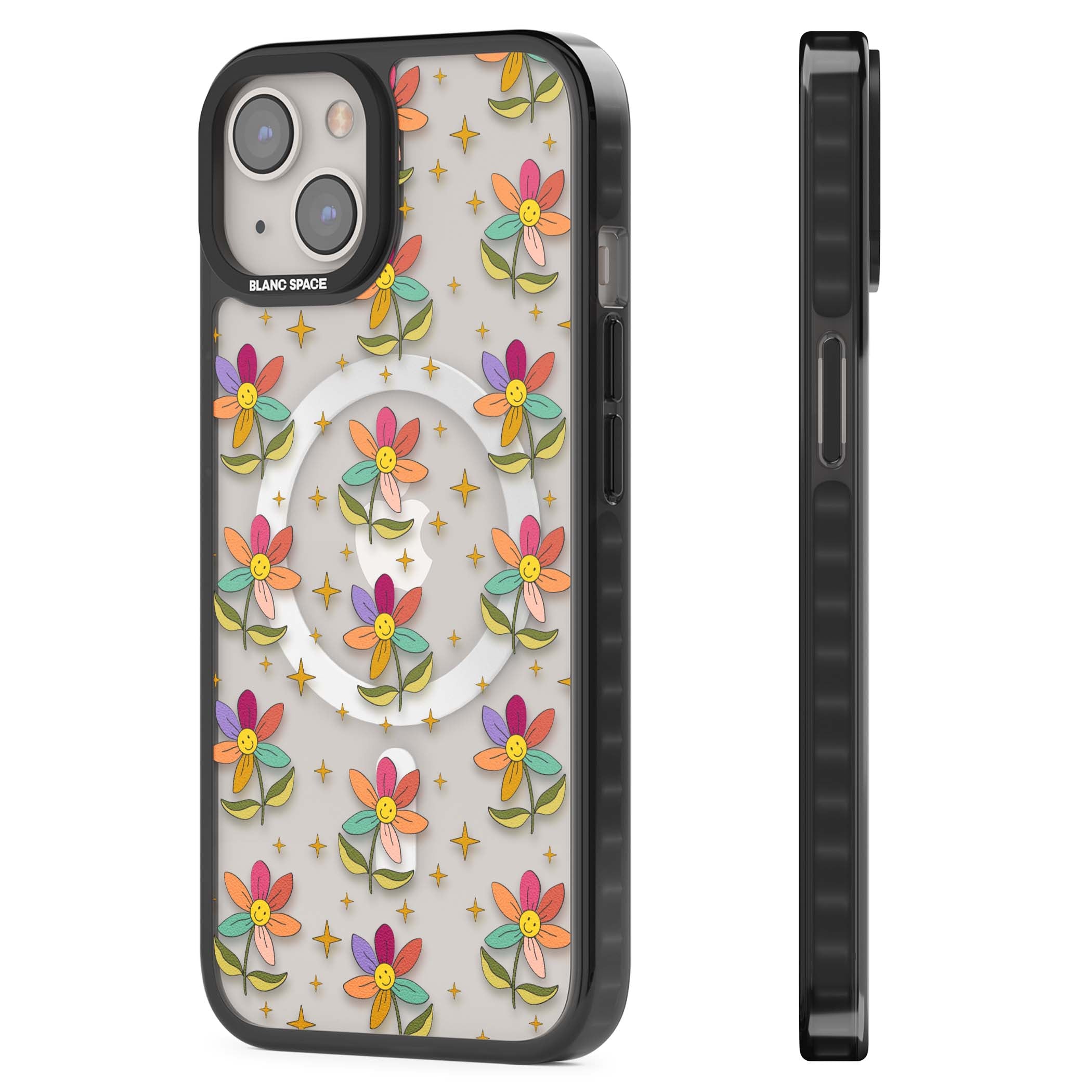 Elevate Your Phone'S Style With This Boho Celestial Sun & Eye Phone Case, Featuring A Mystical Blend Of Suns, All-Seeing Eyes, Butterflies, Stars, And