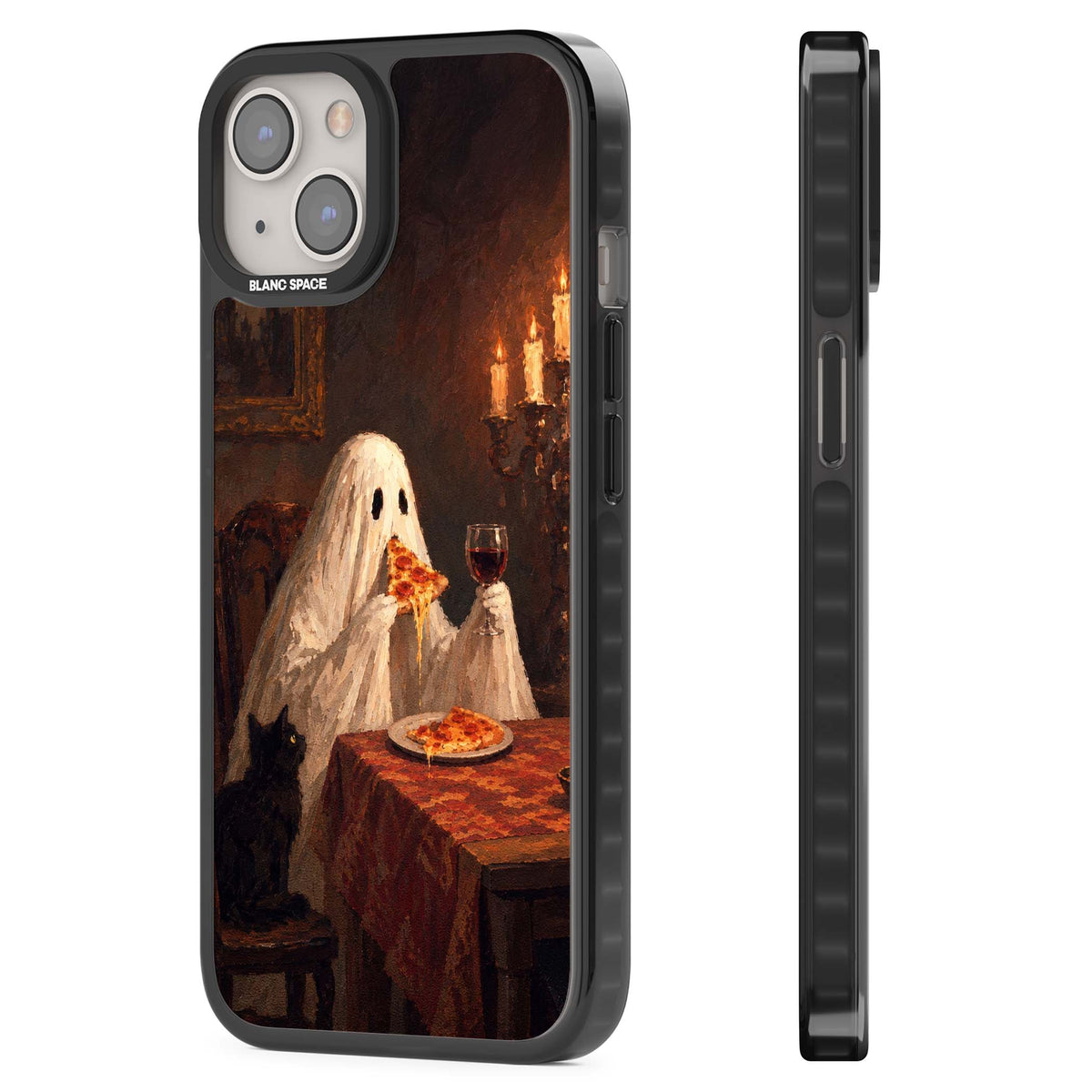 Lonely Night In art iPhone case | Black Impact Magsafe case for iPhone 13, iPhone 14, iPhone 15