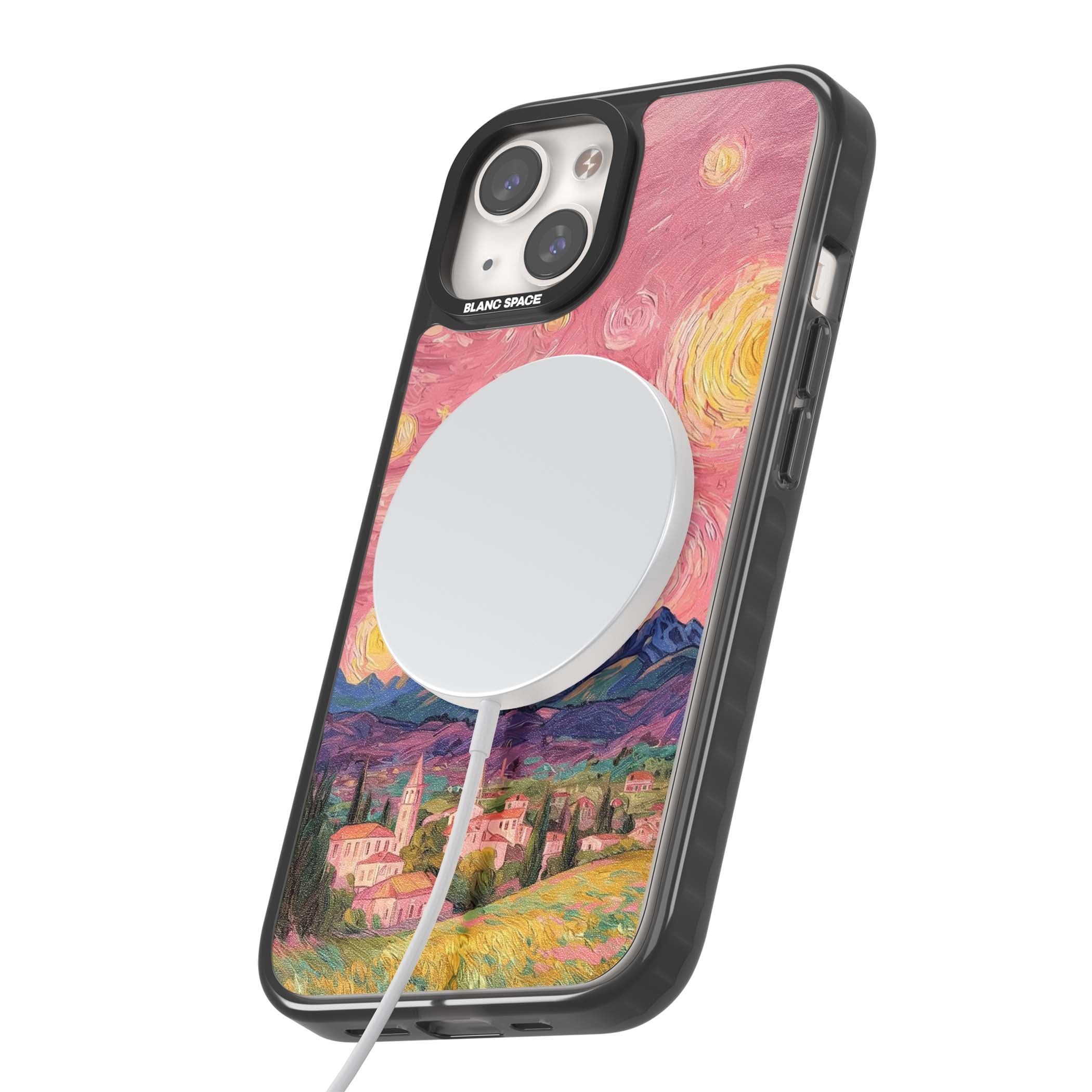The Starry Sunset for her iPhone case | Black Impact Magsafe case for iPhone 13, iPhone 14, iPhone 15