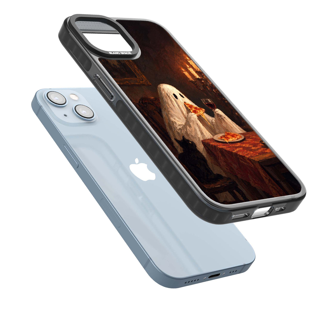Lonely Night In art iPhone case | Black Impact case for iPhone 13, iPhone 14, iPhone 15