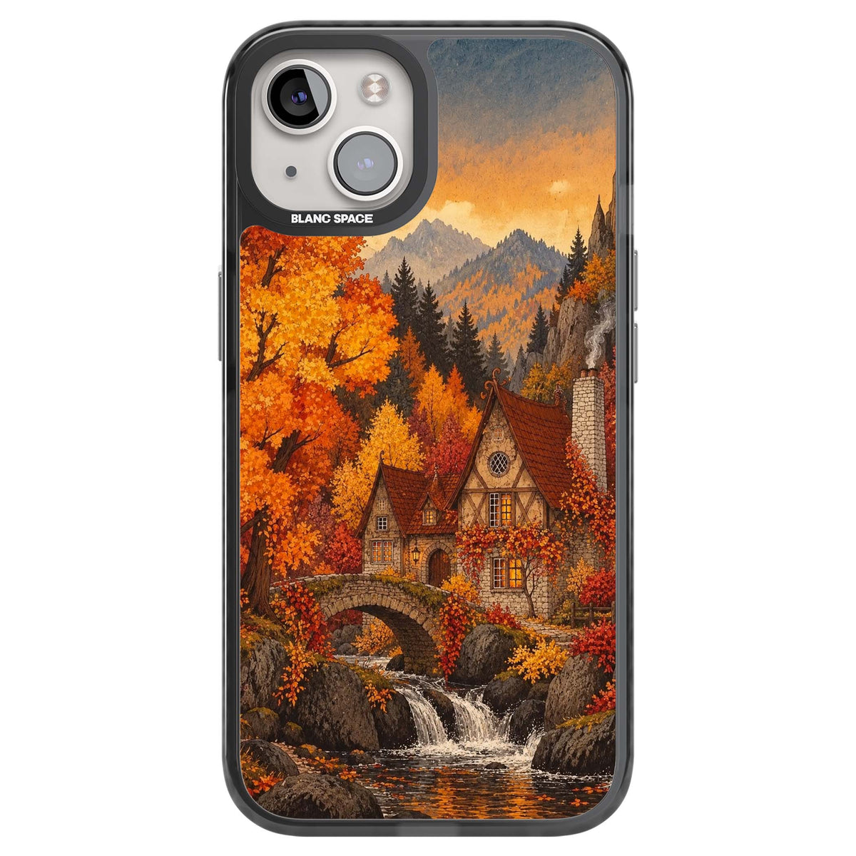 Auburn Cottage iPhone case | Black Impact case for iPhone 13, iPhone 14, iPhone 15