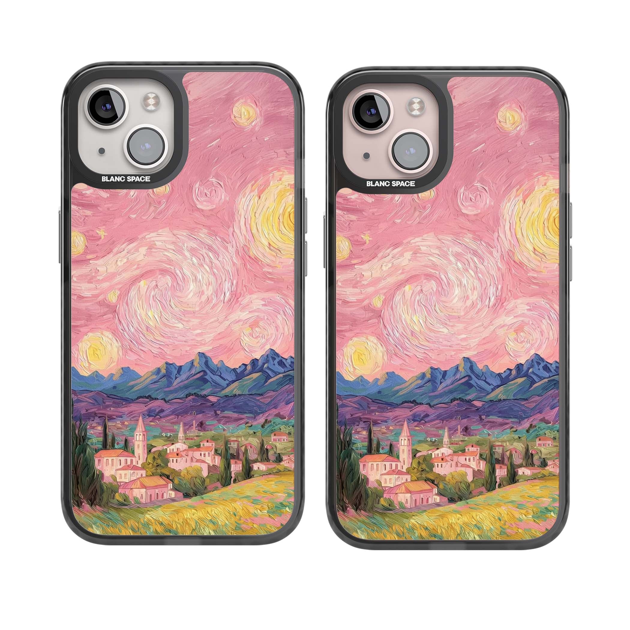 The Starry Sunset for her iPhone case | Black Impact case for iPhone 13, iPhone 14, iPhone 15