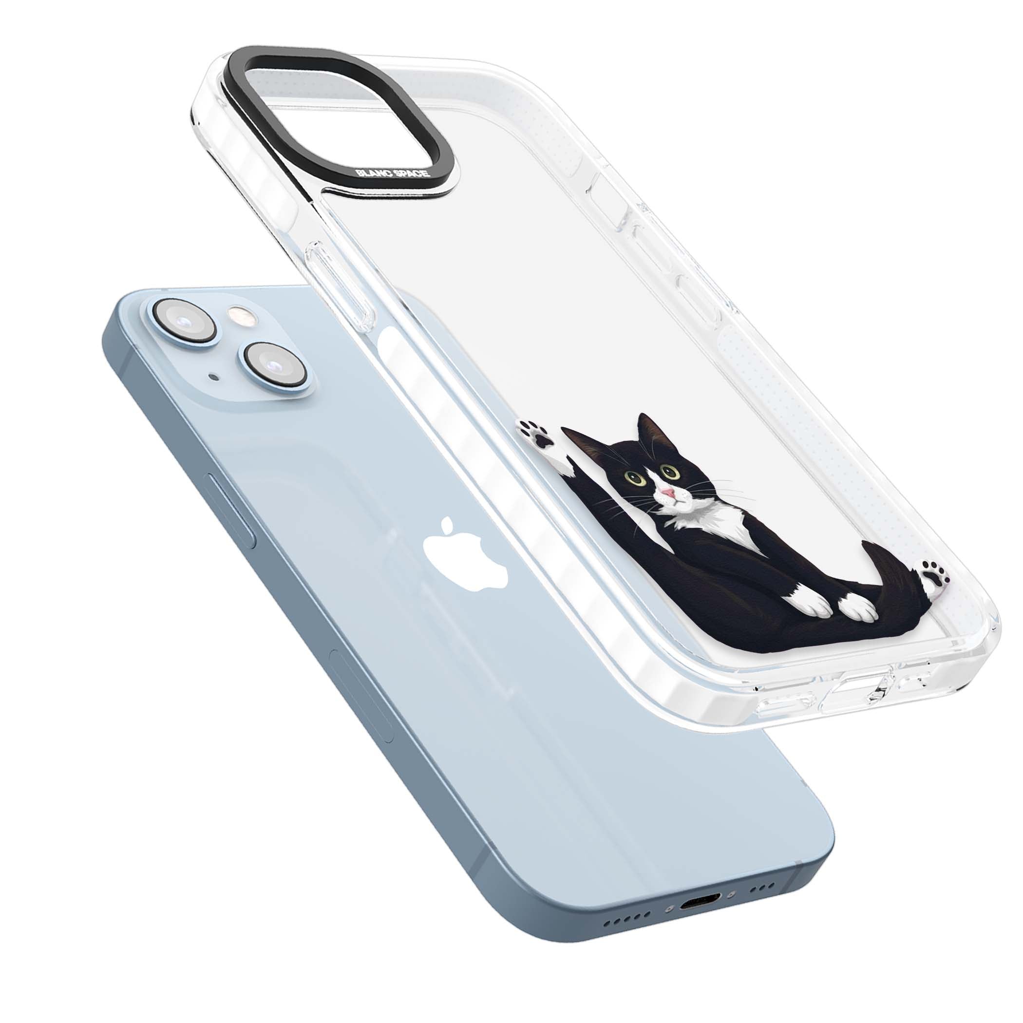 Mid-Groom Cat animals iPhone case | Clear Impact case for iPhone 13, iPhone 14, iPhone 15