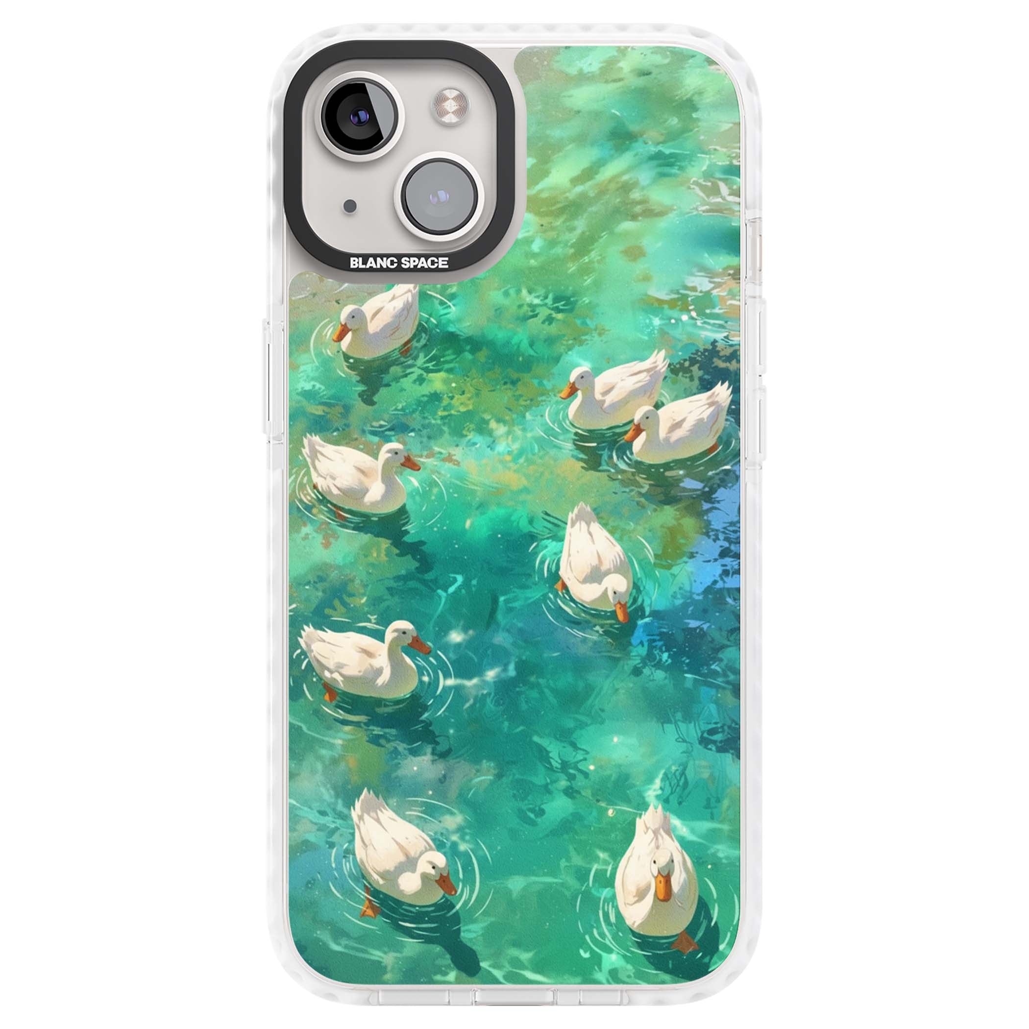 Ducks In The Pond for her iPhone case | Clear Impact case for iPhone 13, iPhone 14, iPhone 15
