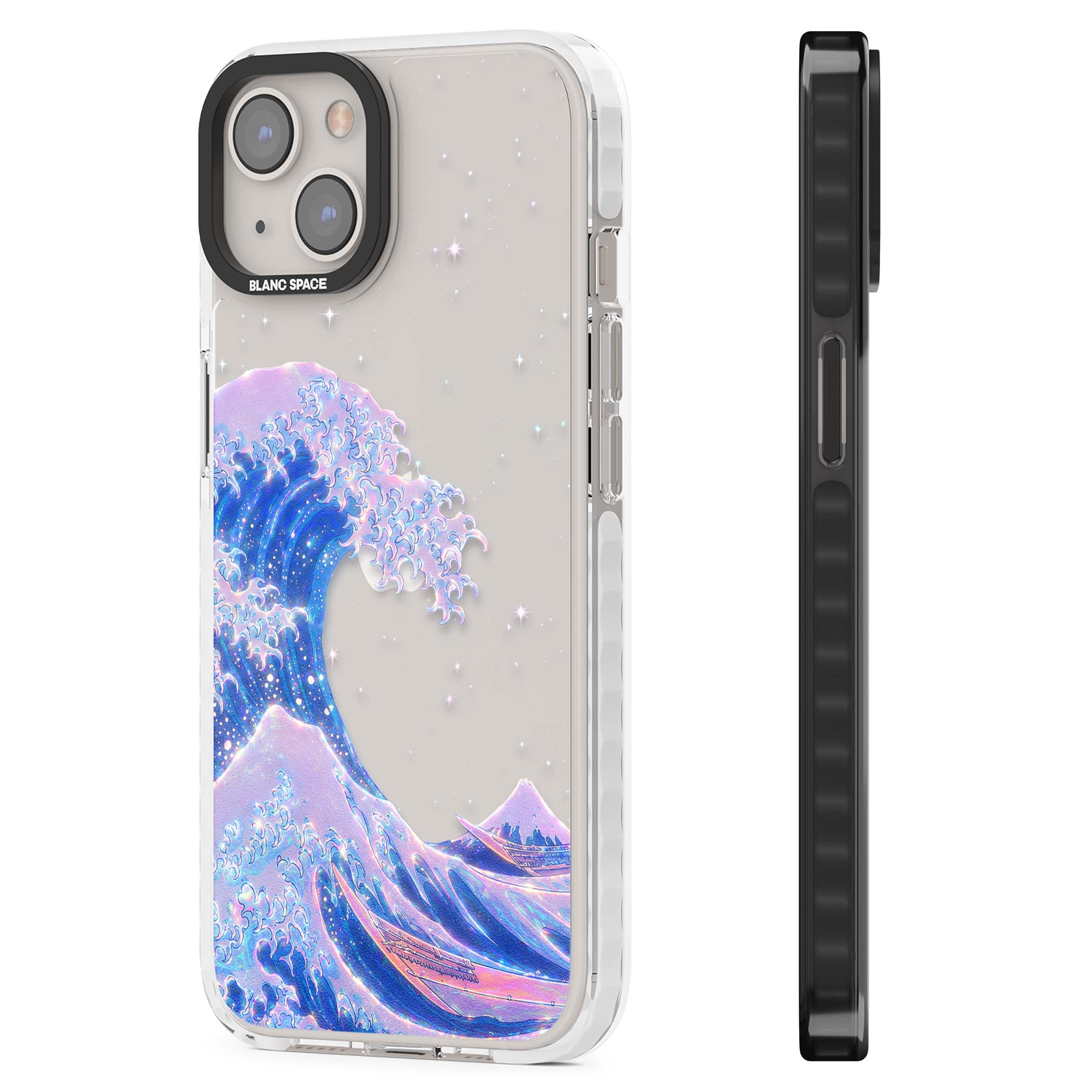 The Great Wave In Opal japanese iPhone case | Clear Impact case for iPhone 13, iPhone 14, iPhone 15