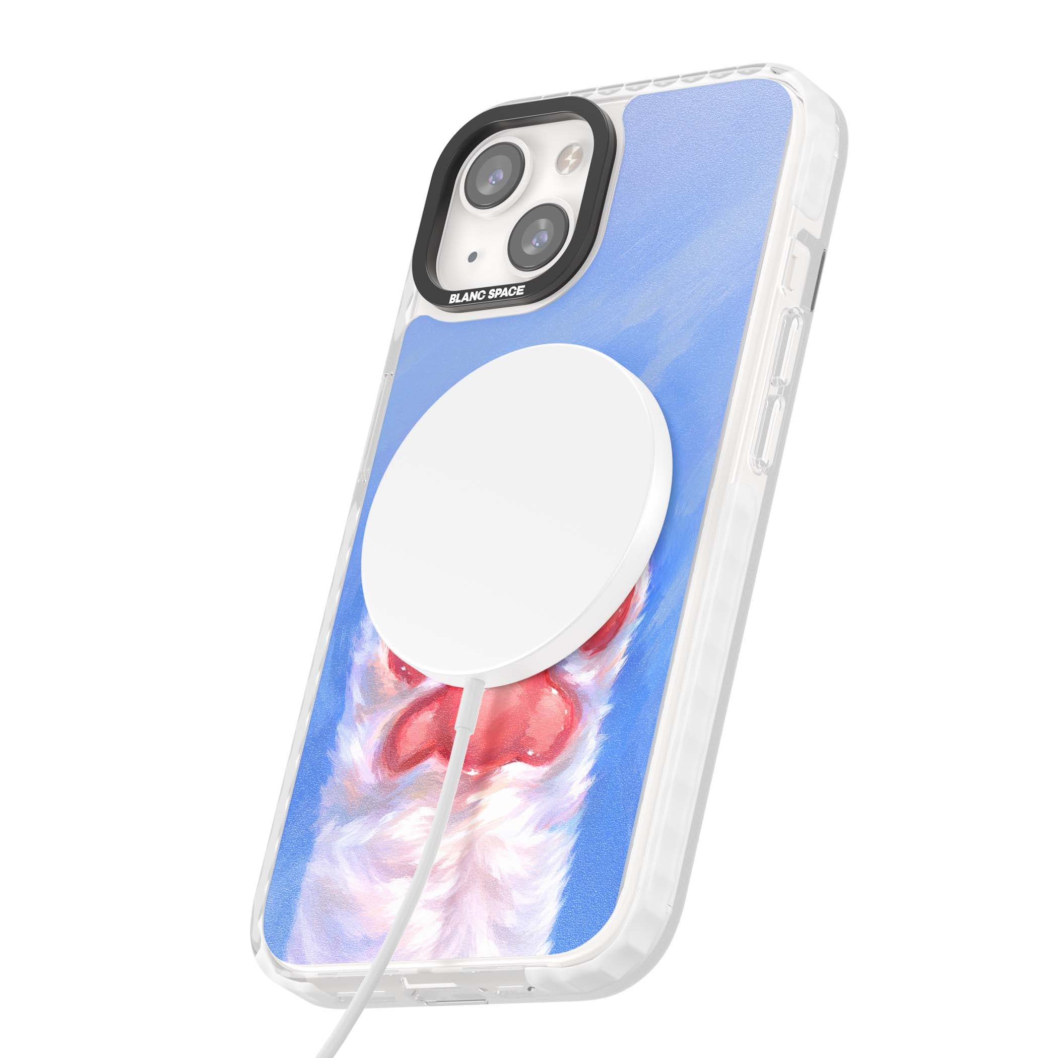 Soft White Paw cute iPhone case | Impact Magsafe case for iPhone 13, iPhone 14, iPhone 15