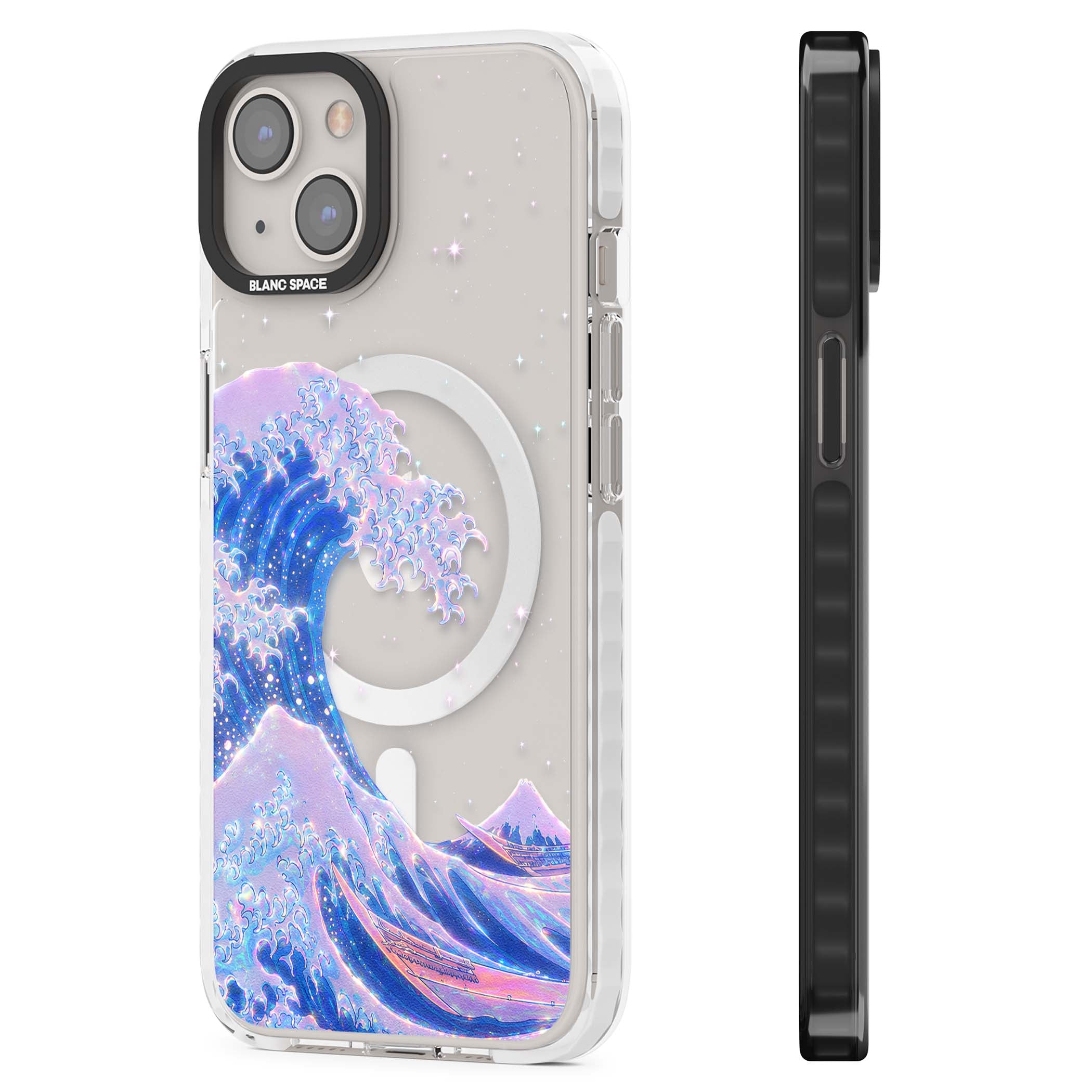 The Great Wave In Opal japanese iPhone case | Impact Magsafe case for iPhone 13, iPhone 14, iPhone 15