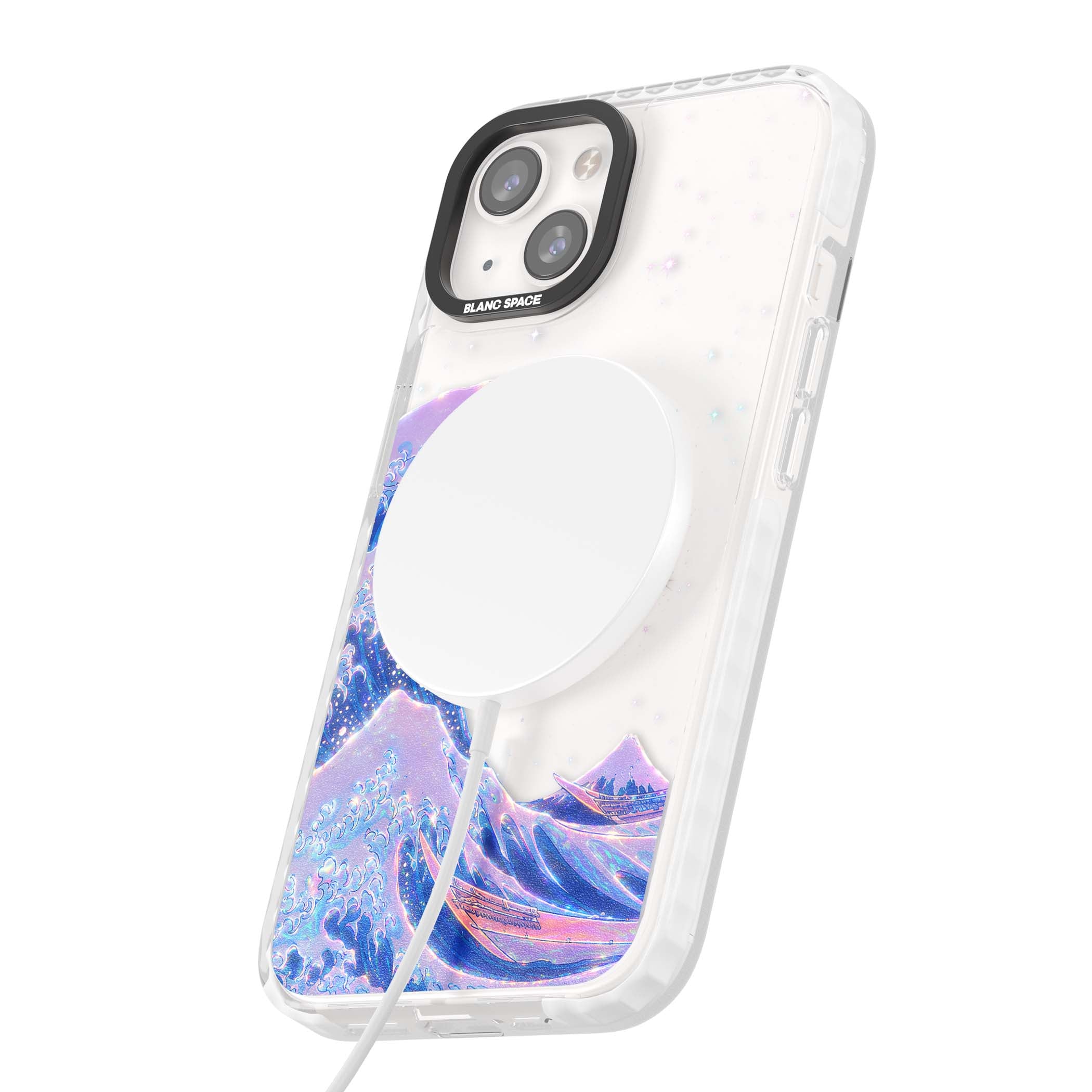 The Great Wave In Opal japanese iPhone case | Impact Magsafe case for iPhone 13, iPhone 14, iPhone 15