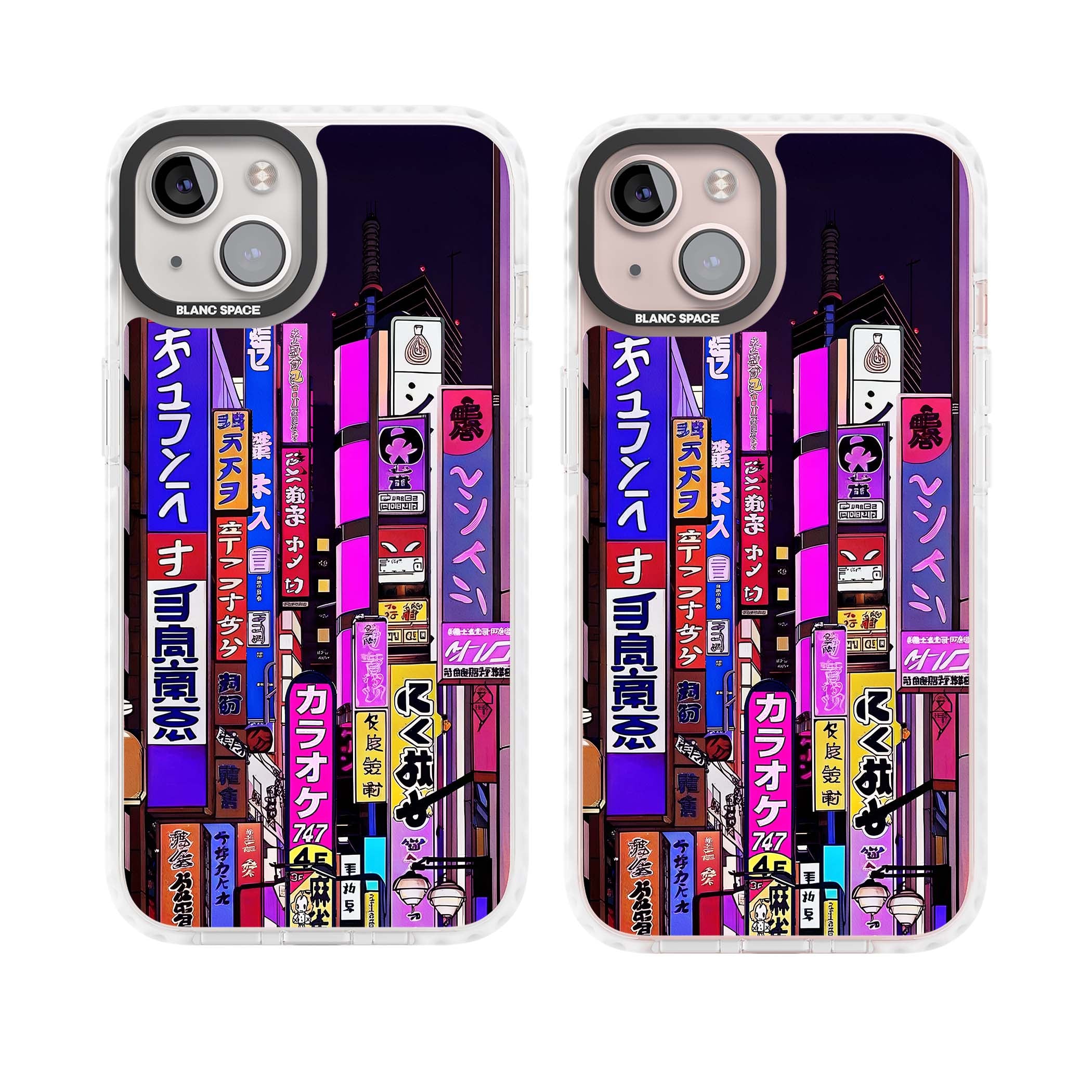 NEON NIGHT anime iPhone case | Impact Magsafe case for iPhone 13, iPhone 14, iPhone 15
