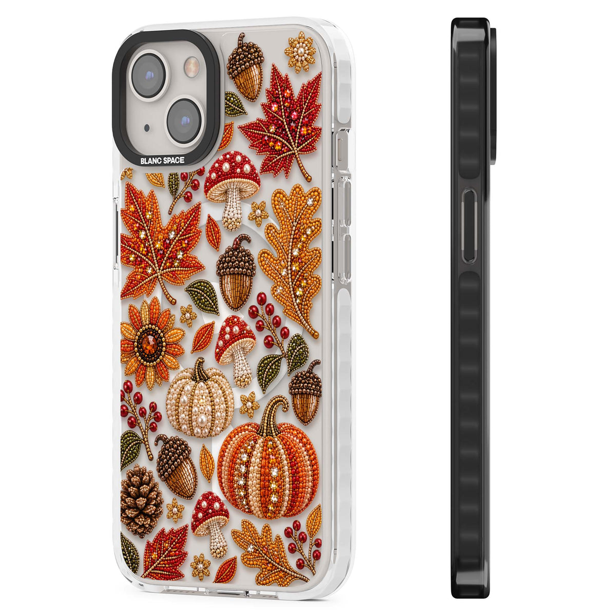 Beaded Autumn iPhone case | Impact Magsafe case for iPhone 13, iPhone 14, iPhone 15