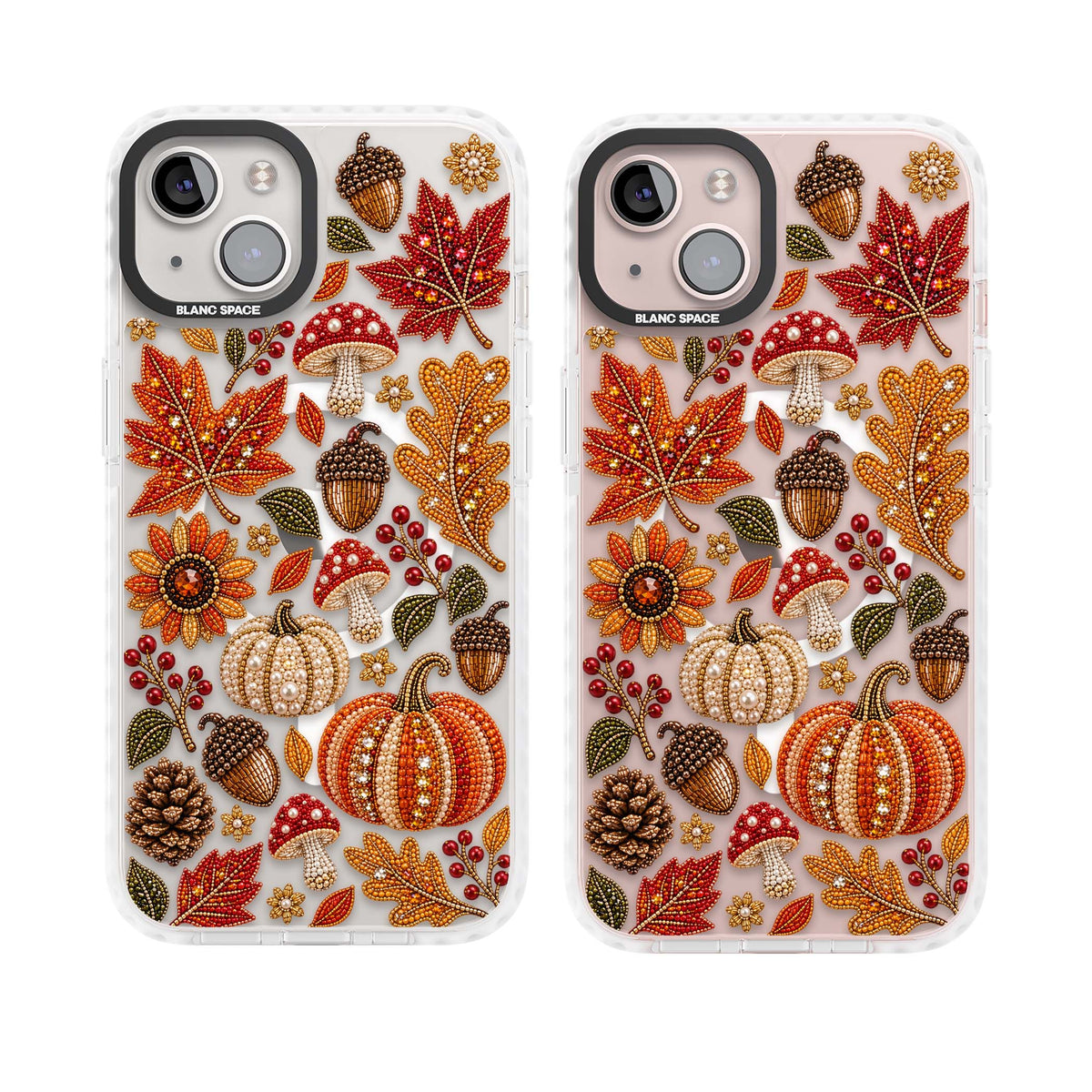 Beaded Autumn iPhone case | Impact Magsafe case for iPhone 13, iPhone 14, iPhone 15