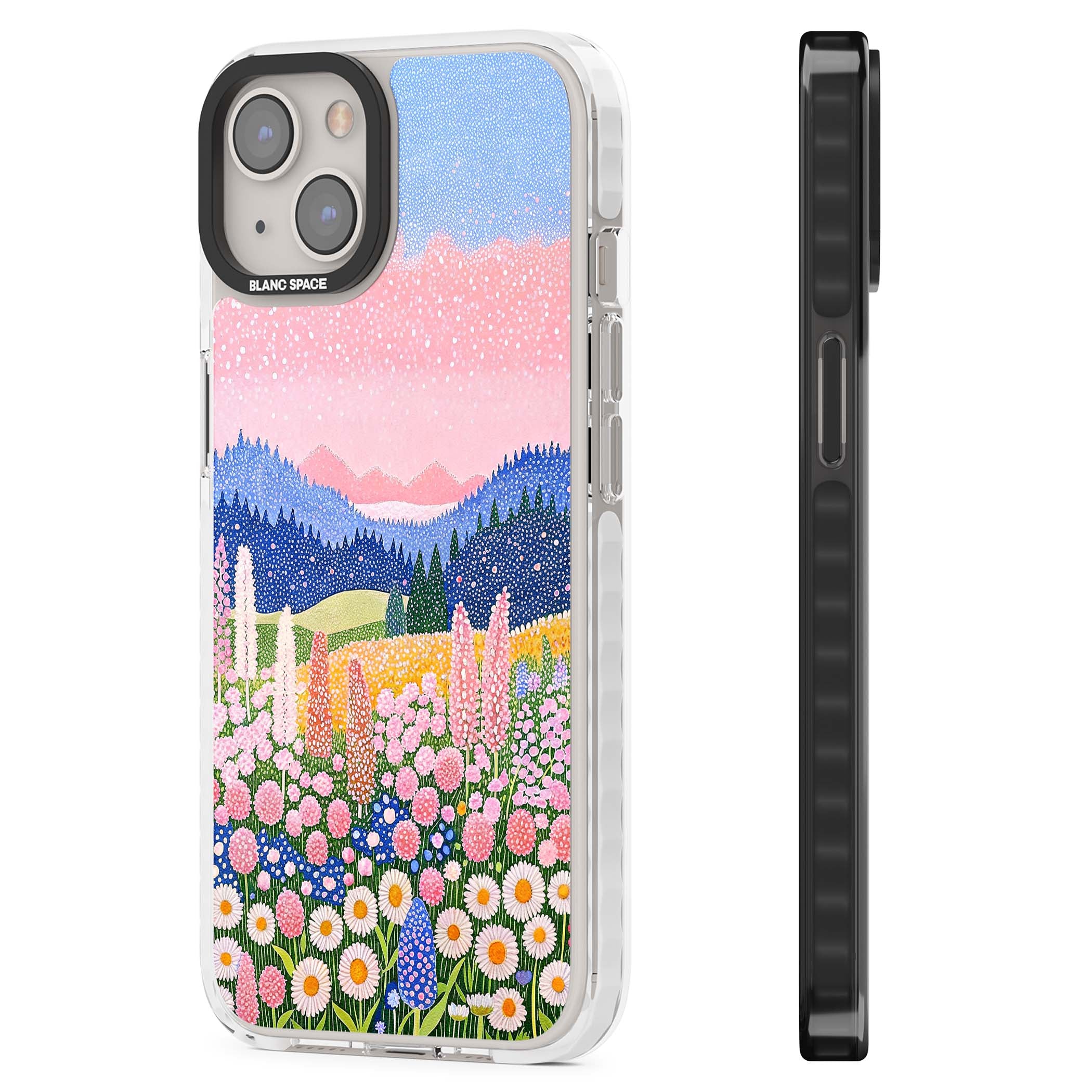 Valley Horizon cottagecore iPhone case | Impact Magsafe case for iPhone 13, iPhone 14, iPhone 15