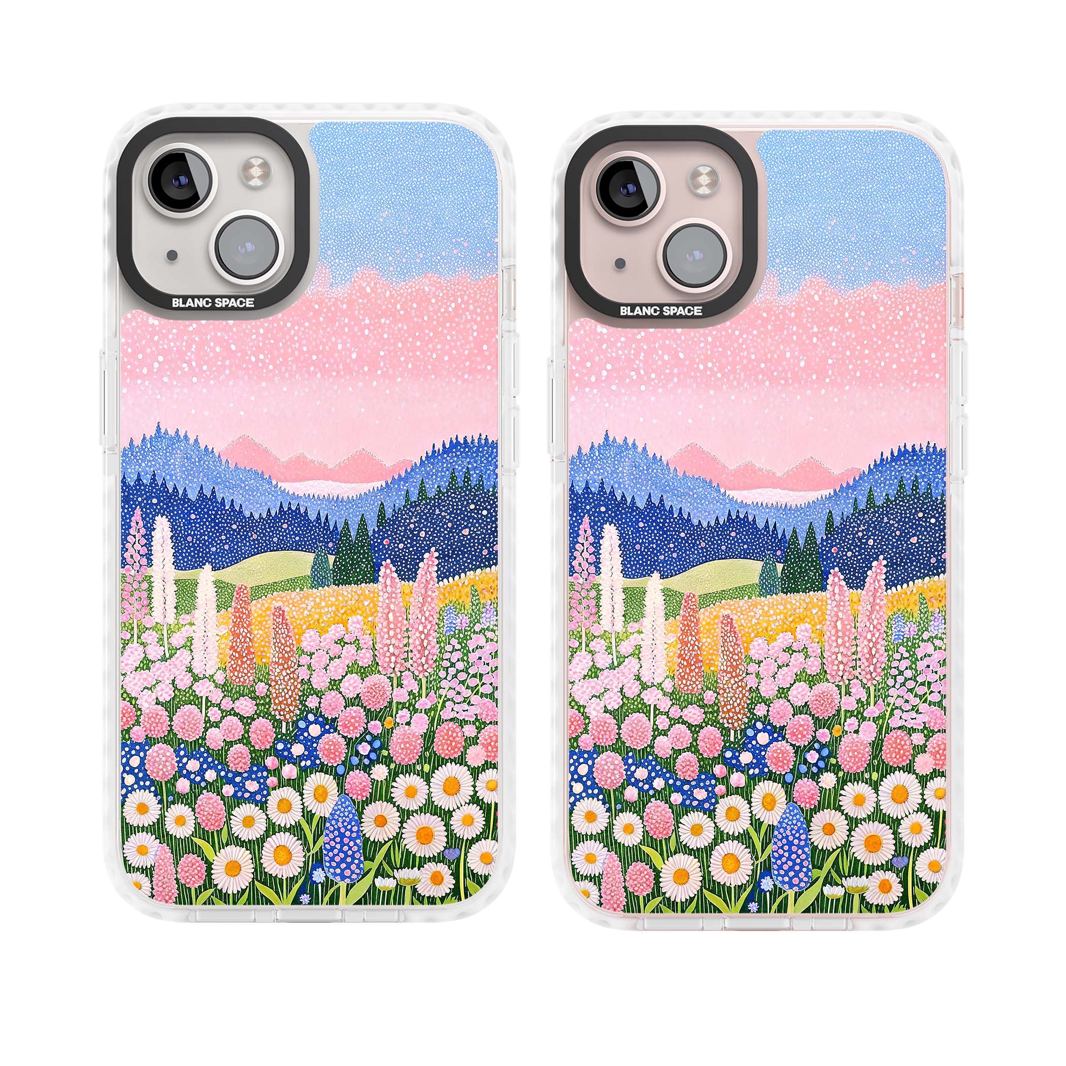 Valley Horizon cottagecore iPhone case | Impact Magsafe case for iPhone 13, iPhone 14, iPhone 15