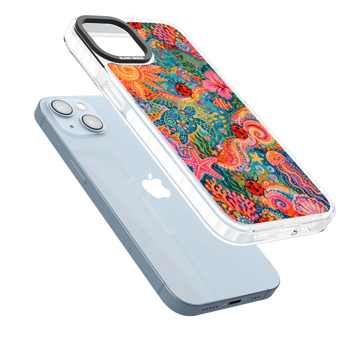 Coral Whimsy for her iPhone case | Impact Magsafe case for iPhone 13, iPhone 14, iPhone 15