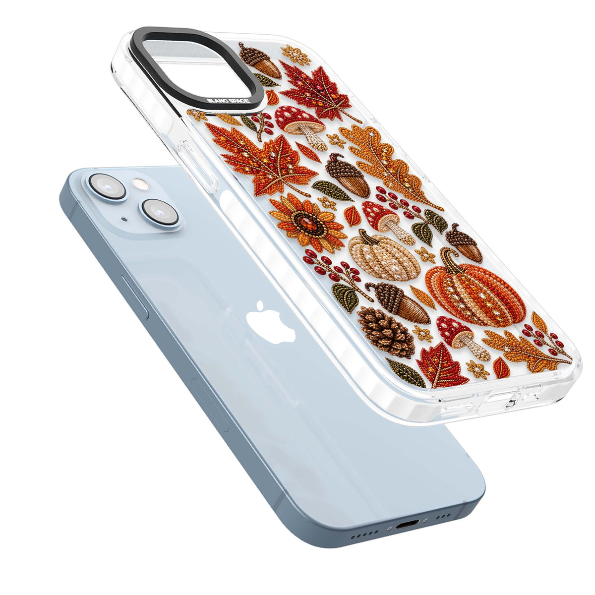 Beaded Autumn iPhone case | Clear Impact case for iPhone 13, iPhone 14, iPhone 15
