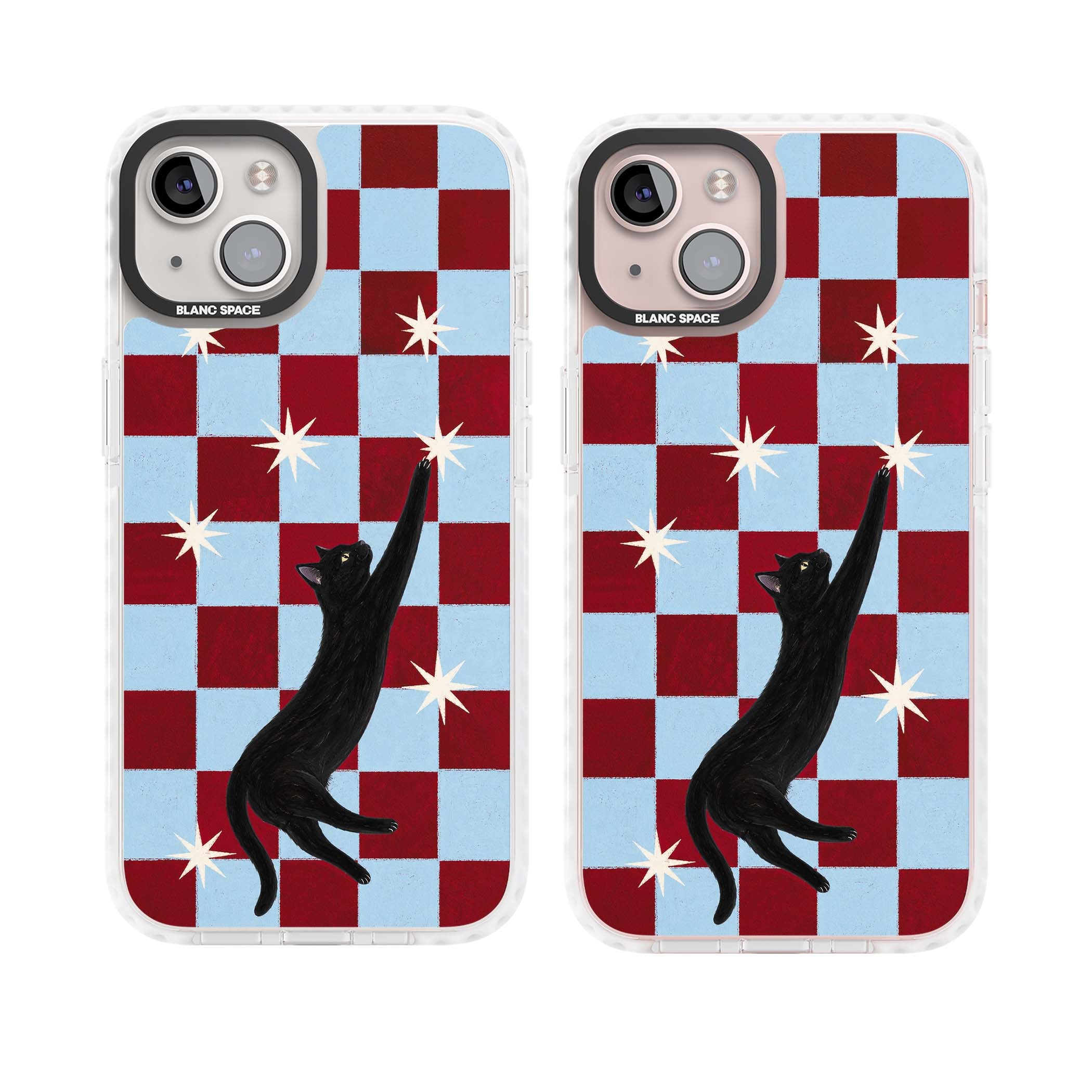 Starlit Kitty animals iPhone case | Clear Impact case for iPhone 13, iPhone 14, iPhone 15