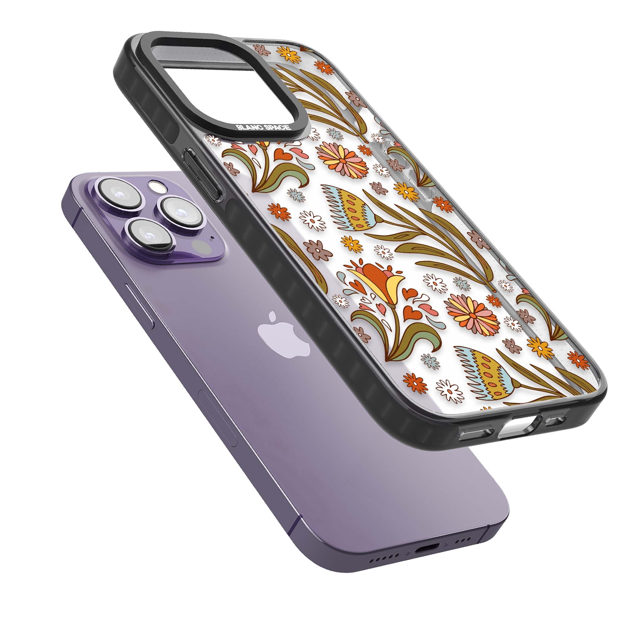 Elevate Your Phone'S Style With This Boho Celestial Sun & Eye Phone Case, Featuring A Mystical Blend Of Suns, All-Seeing Eyes, Butterflies, Stars, And