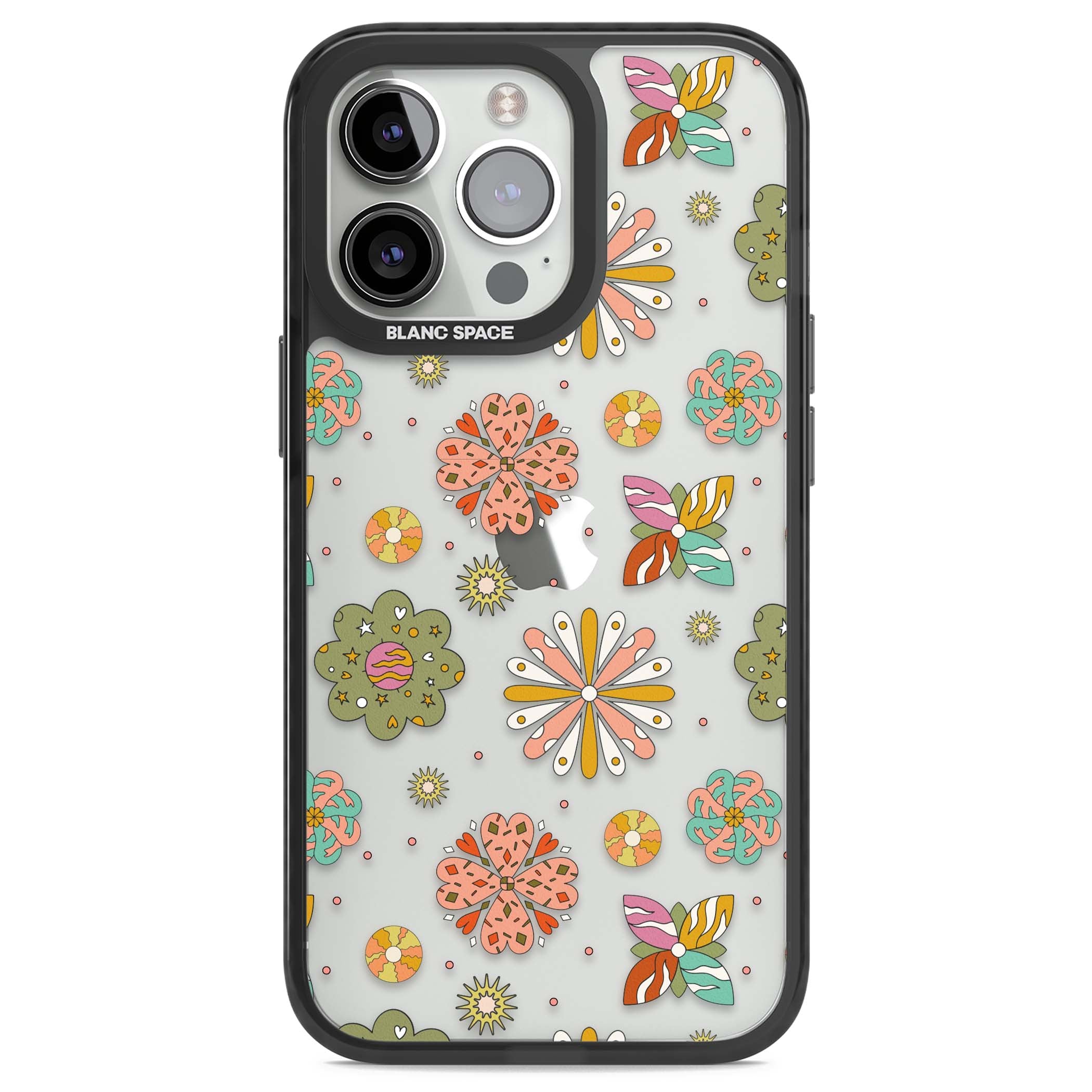 Elevate Your Phone'S Style With This Boho Celestial Sun & Eye Phone Case, Featuring A Mystical Blend Of Suns, All-Seeing Eyes, Butterflies, Stars, And