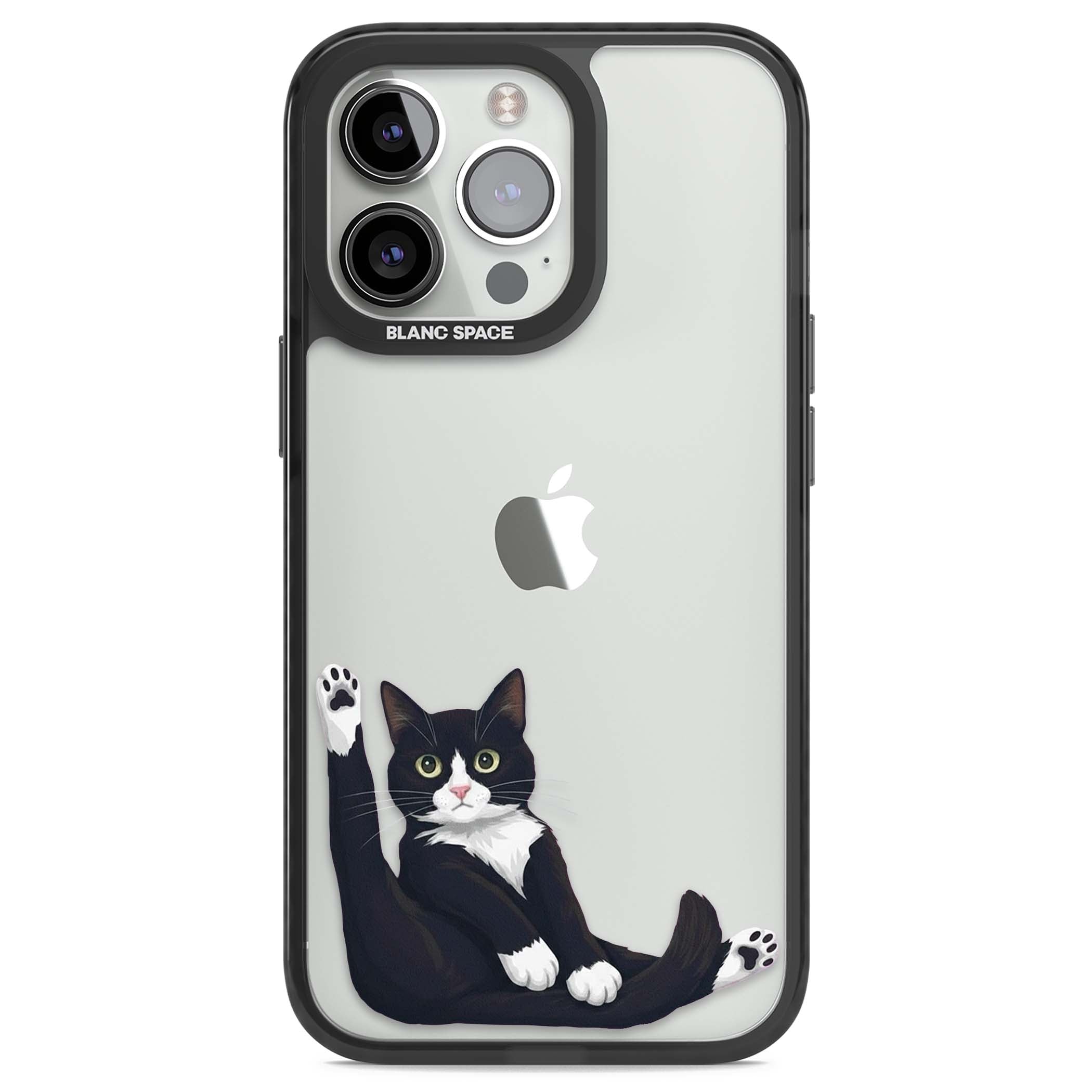 Mid-Groom Cat animals iPhone case | Black Impact case for iPhone 13 Pro, iPhone 14 Pro, iPhone 15 Pro