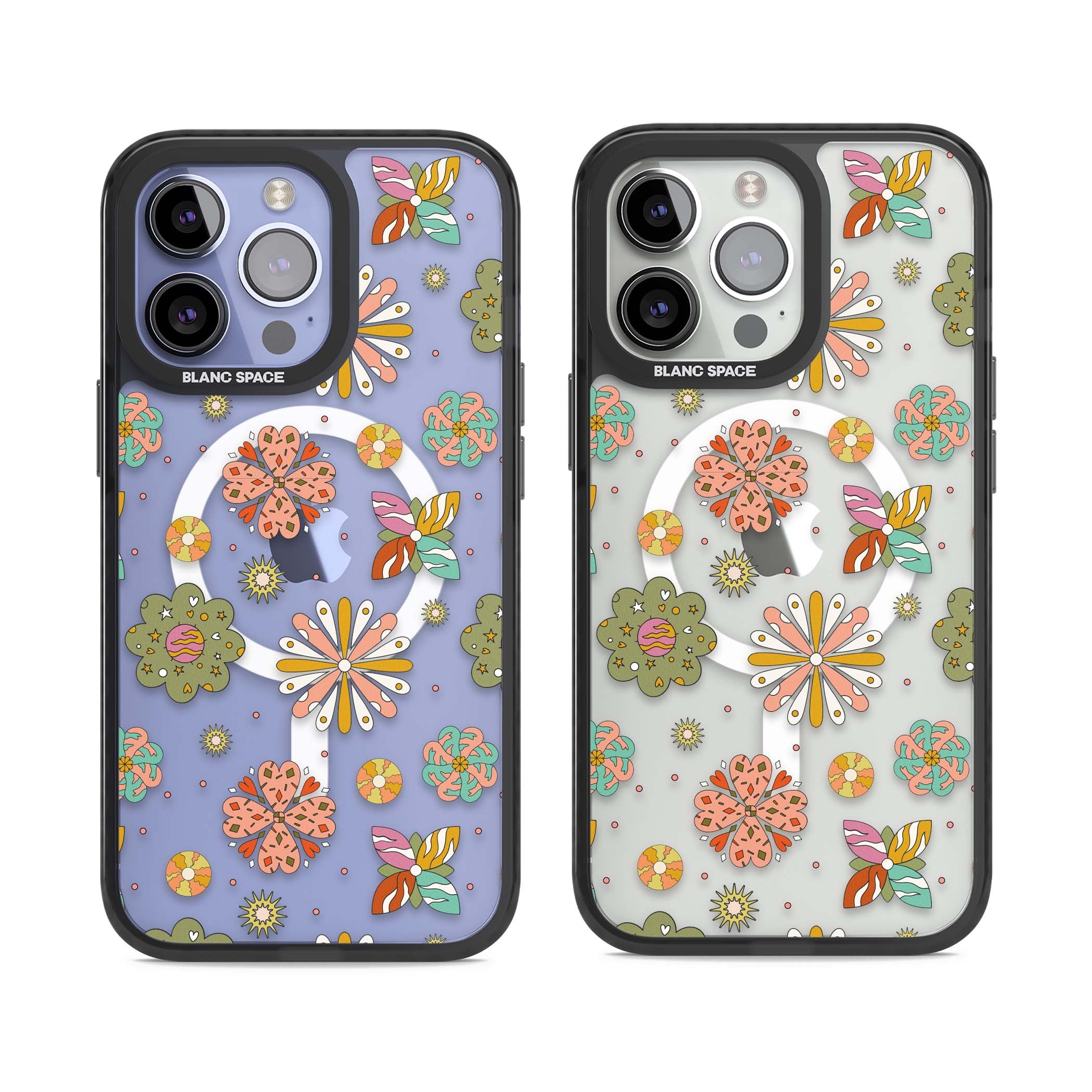 Elevate Your Phone'S Style With This Boho Celestial Sun & Eye Phone Case, Featuring A Mystical Blend Of Suns, All-Seeing Eyes, Butterflies, Stars, And
