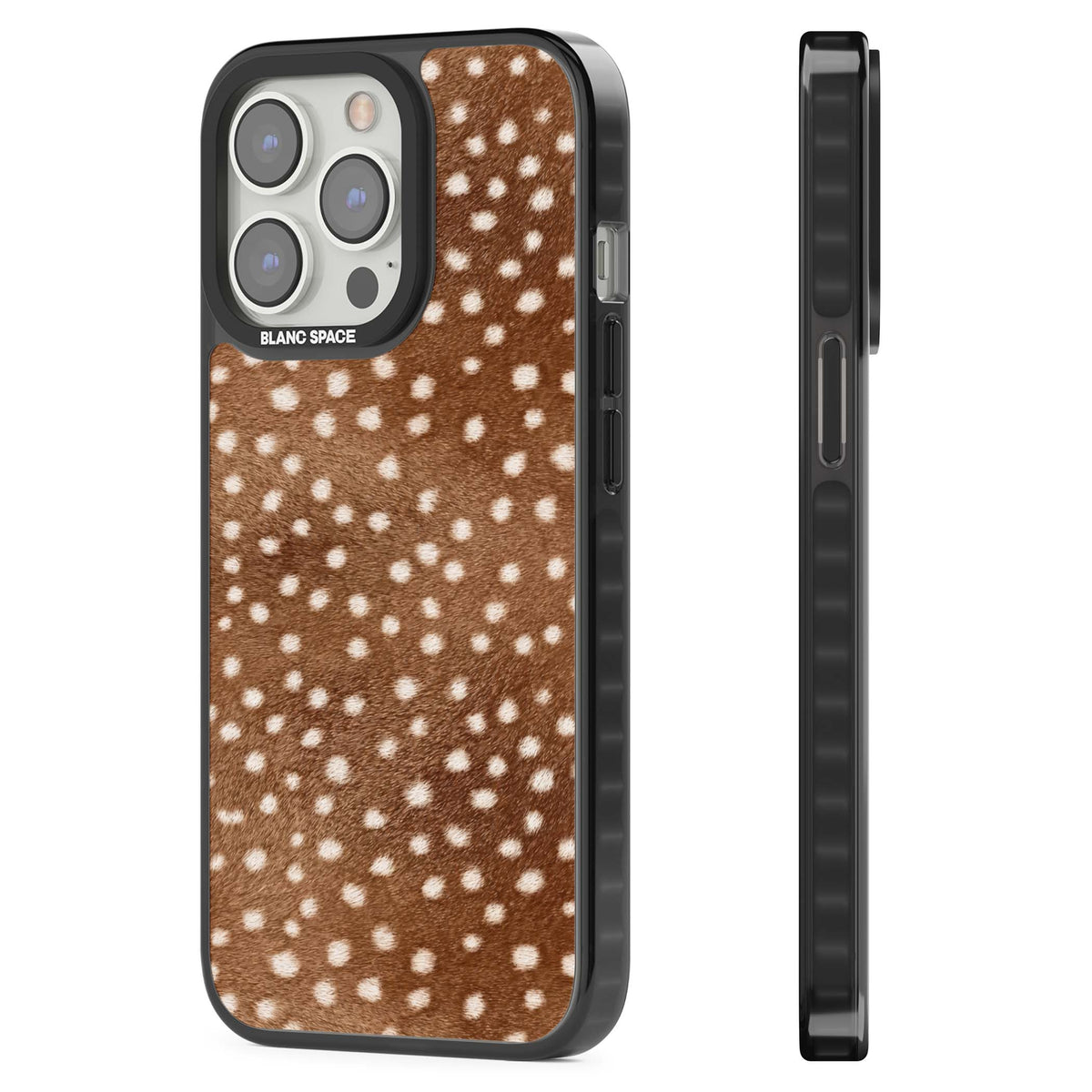 Deer Print animals iPhone case | Black Impact Magsafe case for iPhone 13 Pro, iPhone 14 Pro, iPhone 15 Pro
