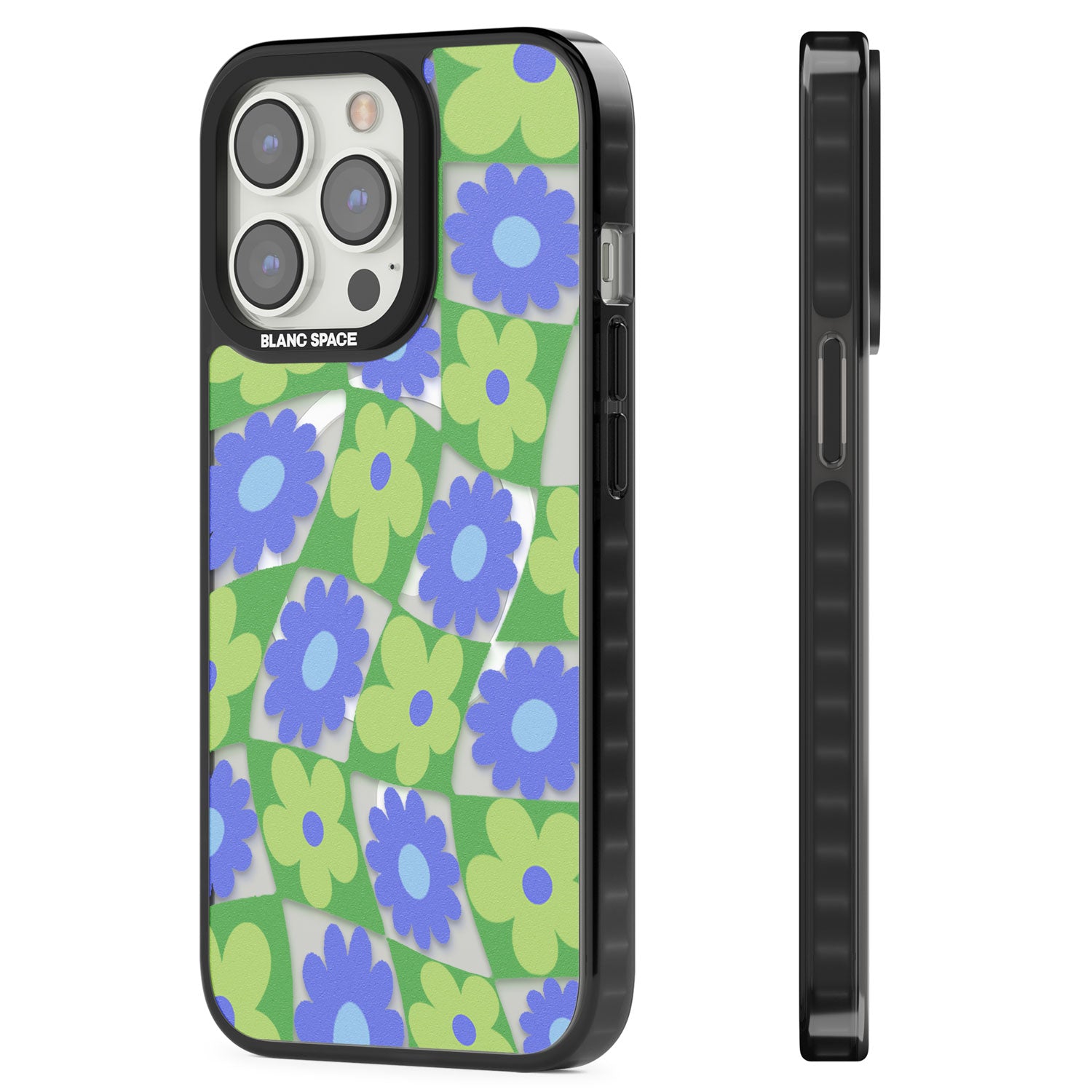 Garden Party Magsafe Black Impact Phone Case for iPhone 13 Pro, iPhone 14 Pro, iPhone 15 Pro