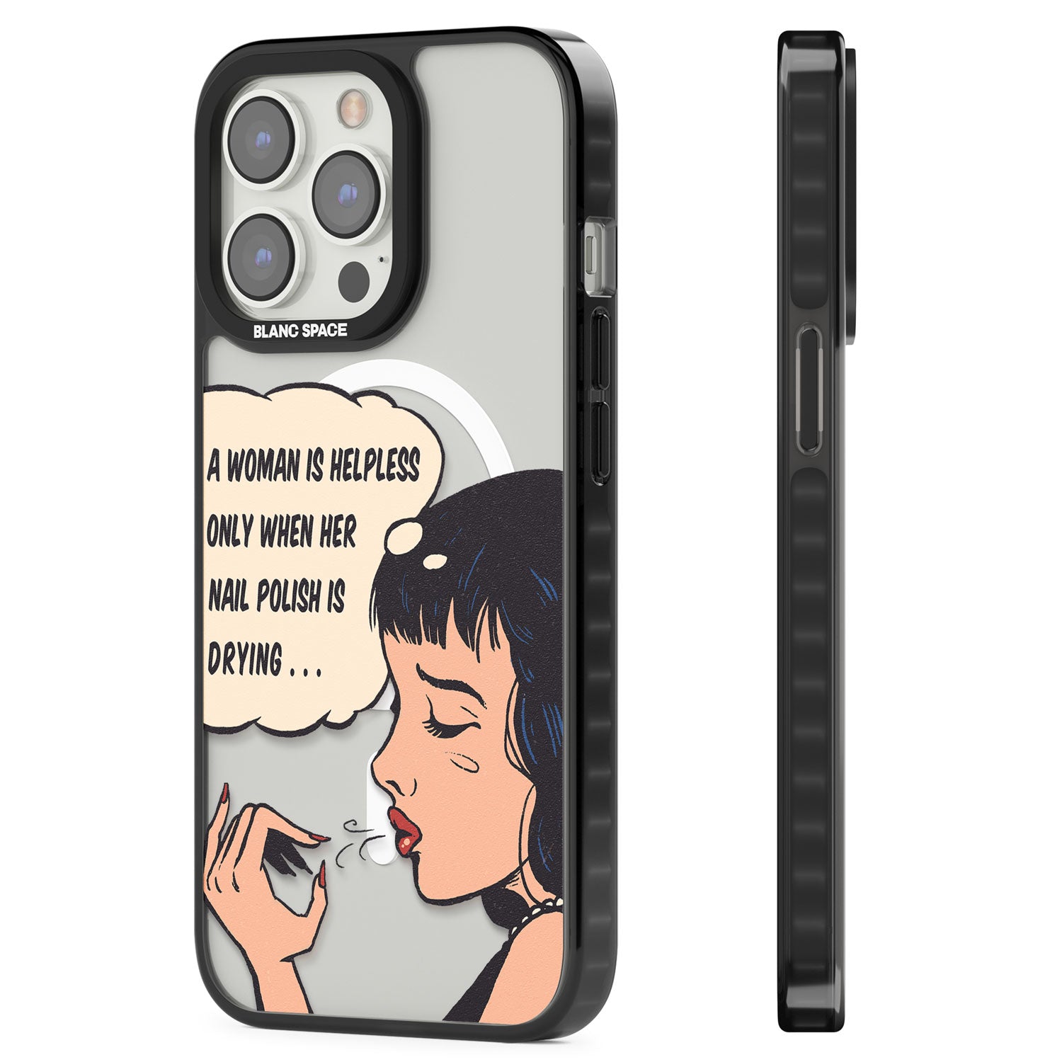 Drying Nails - Pop Art Magsafe Black Impact Phone Case for iPhone 13 Pro, iPhone 14 Pro, iPhone 15 Pro