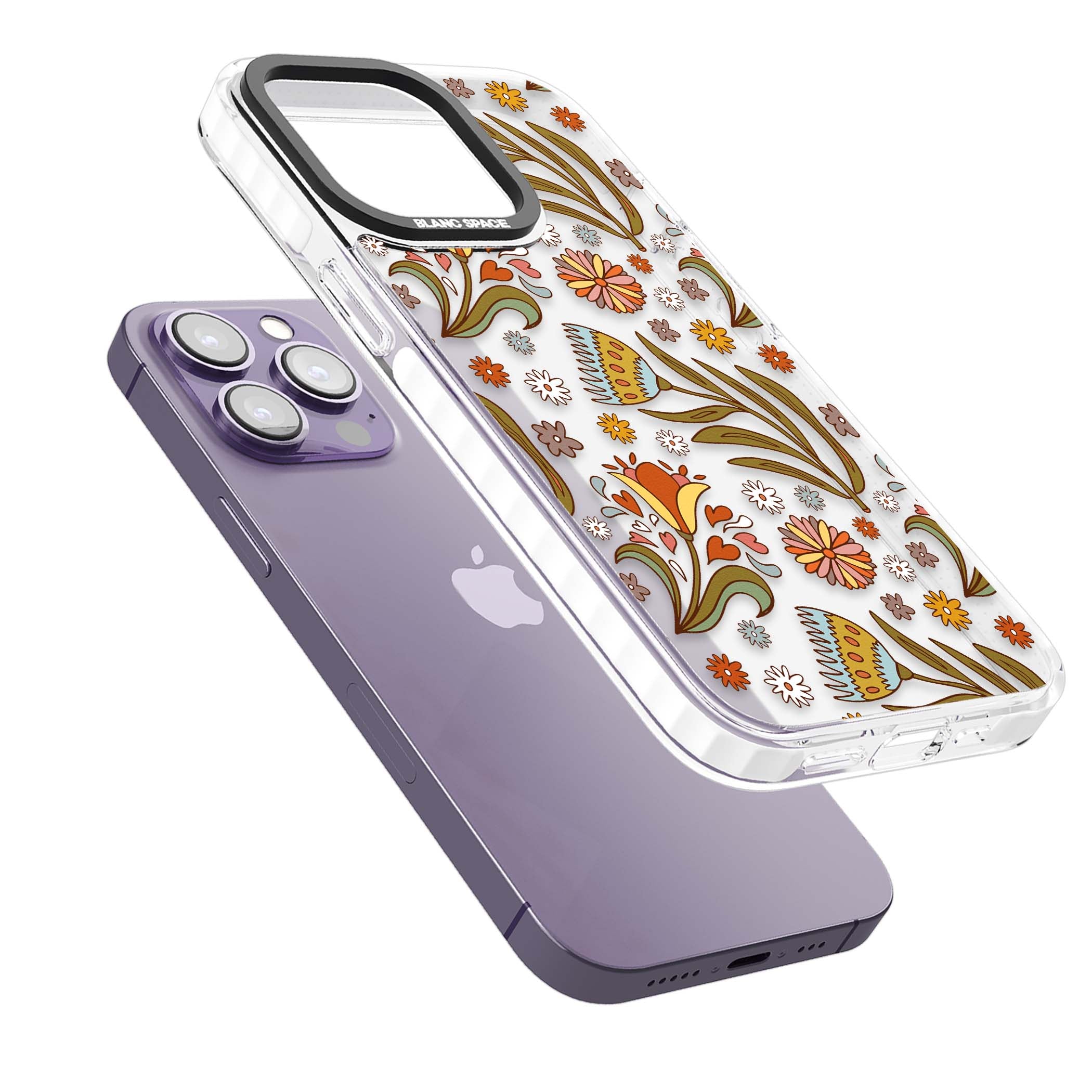 Elevate Your Phone'S Style With This Boho Celestial Sun & Eye Phone Case, Featuring A Mystical Blend Of Suns, All-Seeing Eyes, Butterflies, Stars, And