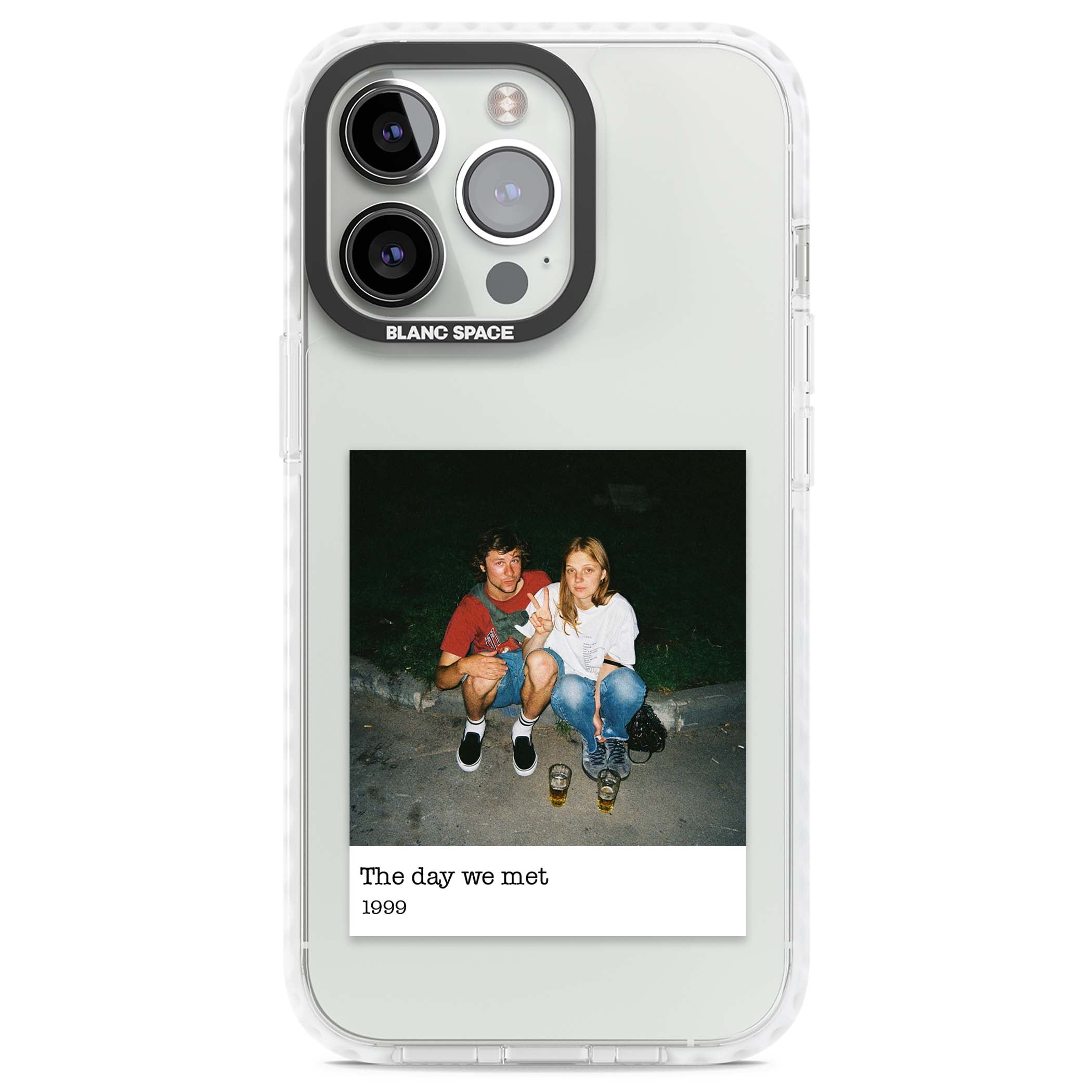 Photo Memory minimal iPhone case | Clear Impact case for iPhone 13 Pro, iPhone 14 Pro, iPhone 15 Pro