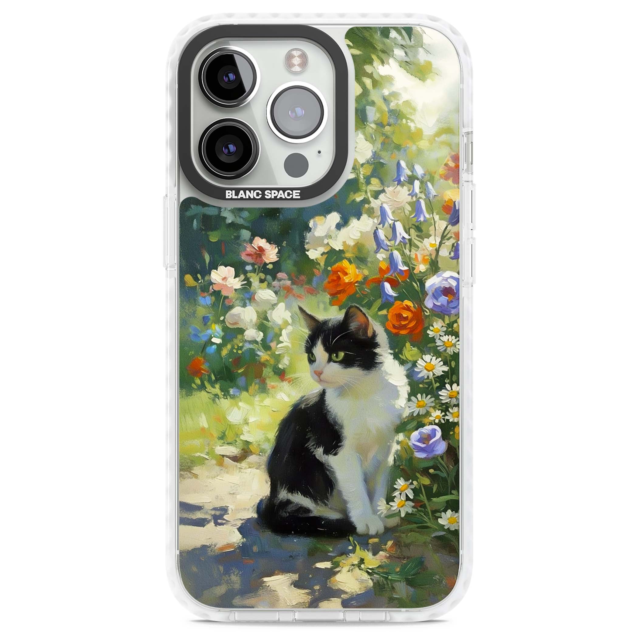 Cat In The Meadow for her iPhone case | Clear Impact case for iPhone 13 Pro, iPhone 14 Pro, iPhone 15 Pro