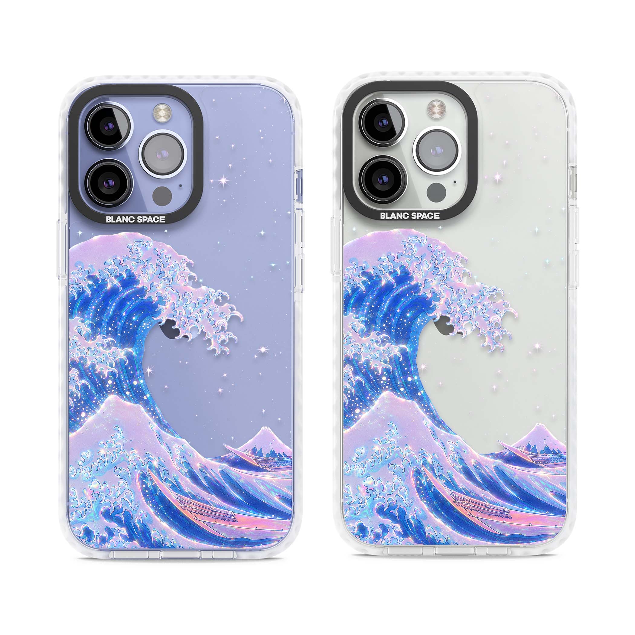 The Great Wave In Opal japanese iPhone case | Clear Impact case for iPhone 13 Pro, iPhone 14 Pro, iPhone 15 Pro