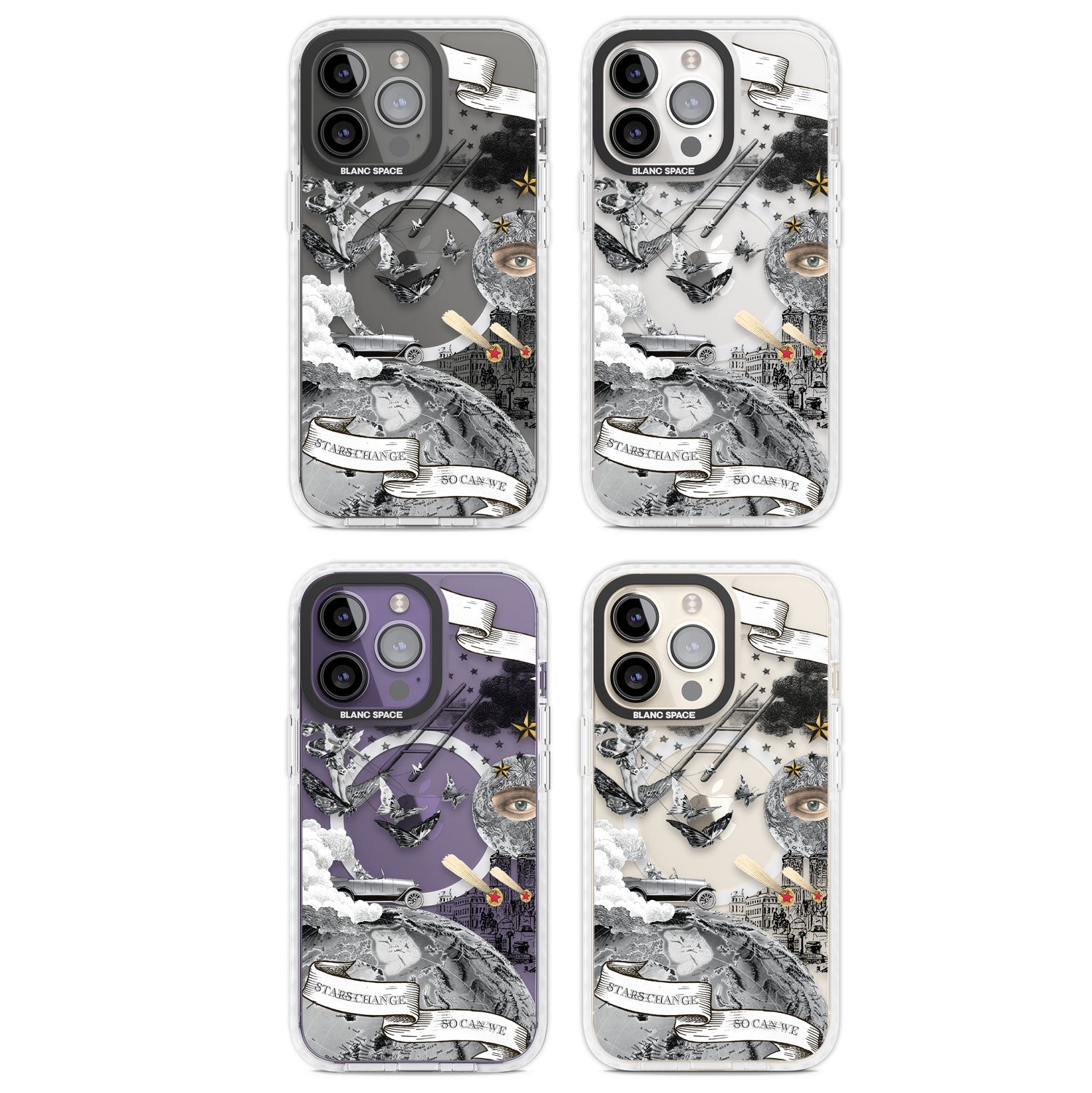Stars Change, So Can We Magsafe Impact Phone Case for iPhone 13 Pro, iPhone 14 Pro, iPhone 15 Pro
