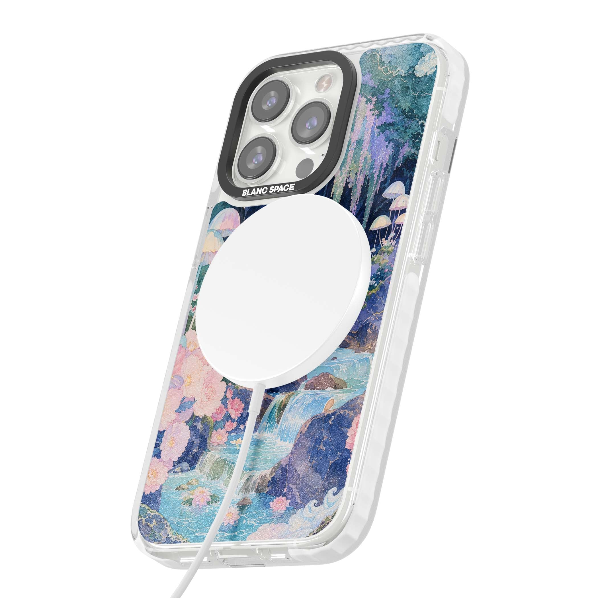 Mystic Waterfall art iPhone case | Impact Magsafe case for iPhone 13 Pro, iPhone 14 Pro, iPhone 15 Pro