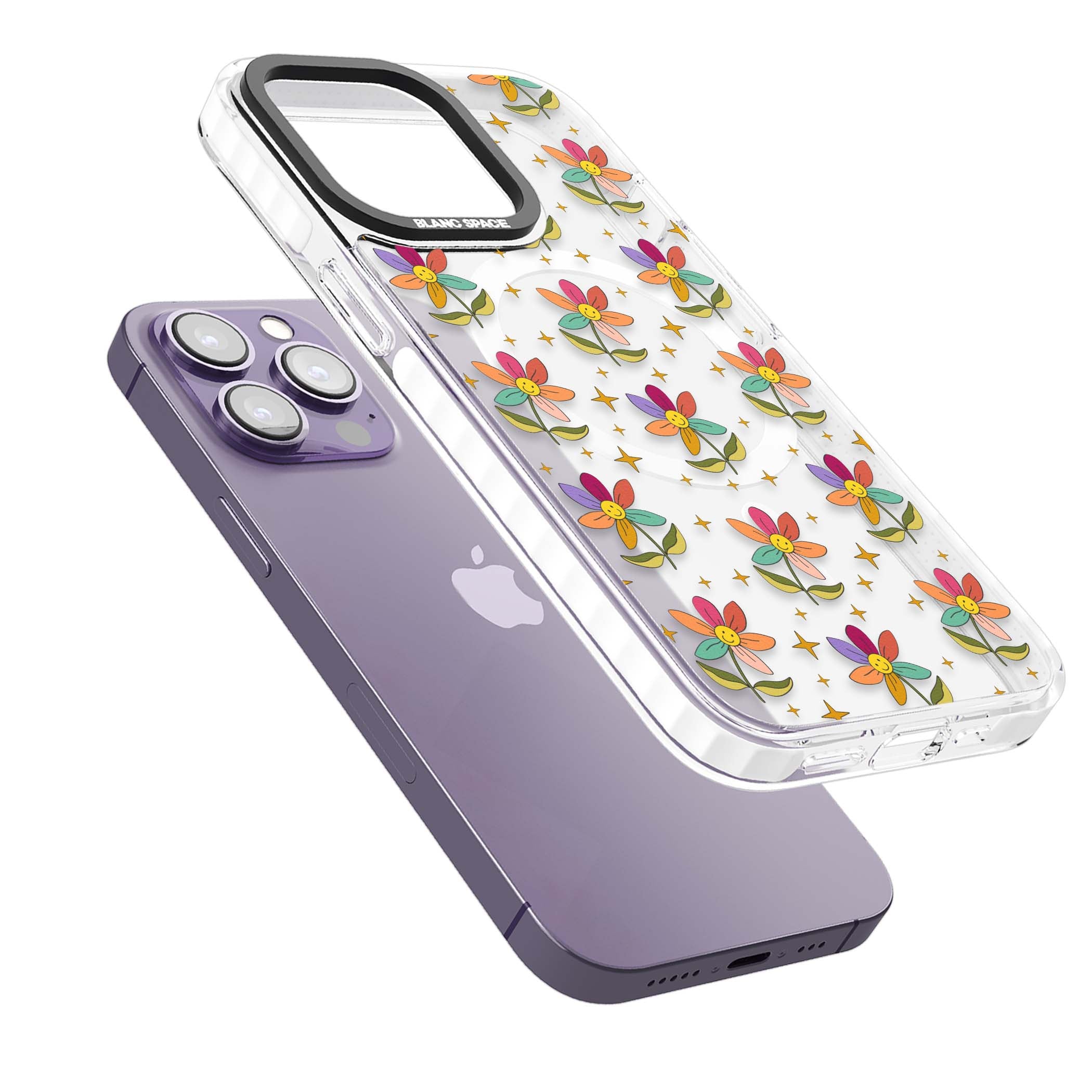 Elevate Your Phone'S Style With This Boho Celestial Sun & Eye Phone Case, Featuring A Mystical Blend Of Suns, All-Seeing Eyes, Butterflies, Stars, And