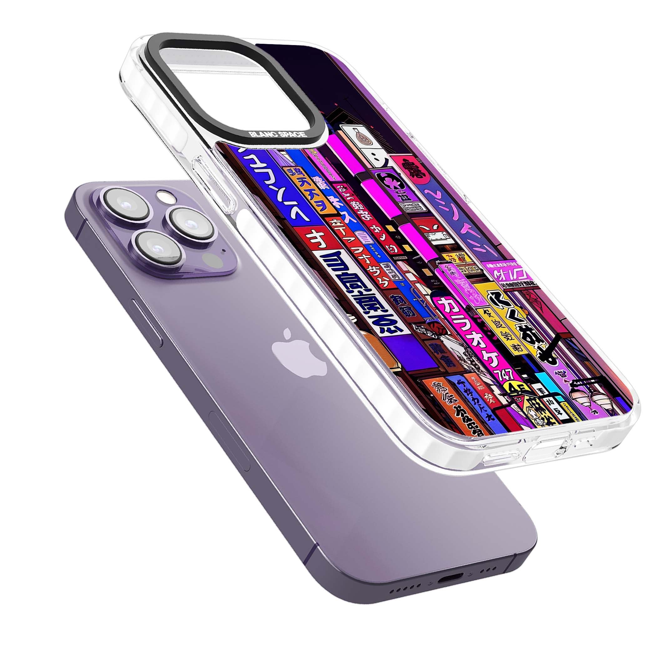NEON NIGHT anime iPhone case | Impact Magsafe case for iPhone 13 Pro, iPhone 14 Pro, iPhone 15 Pro