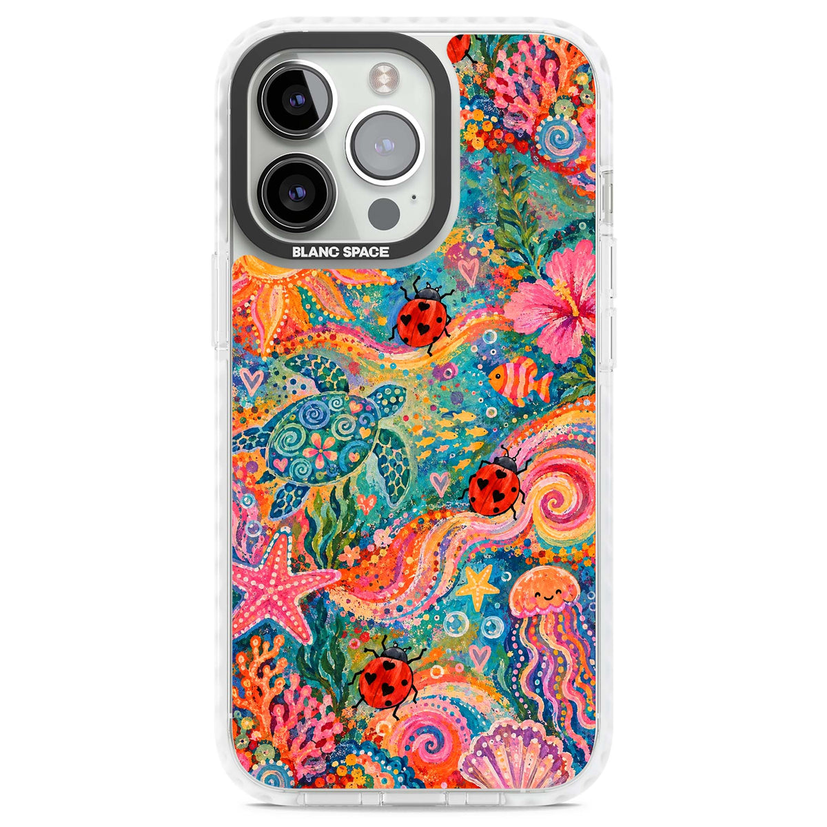 Coral Whimsy for her iPhone case | Impact Magsafe case for iPhone 13 Pro, iPhone 14 Pro, iPhone 15 Pro