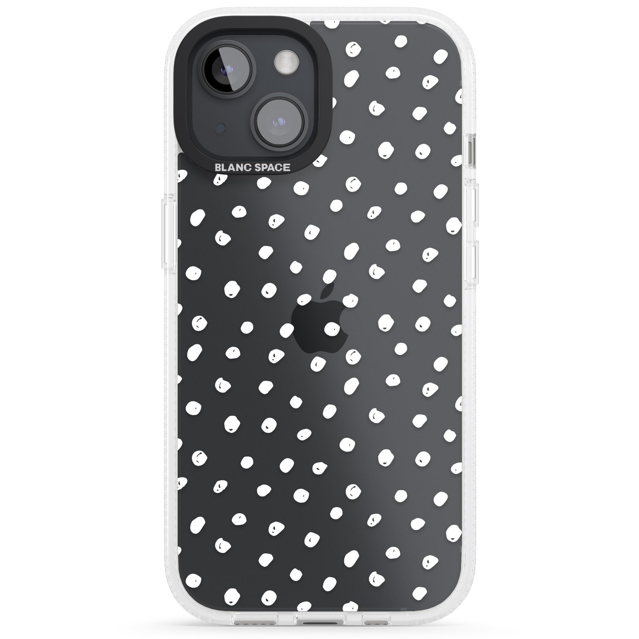 Messy White Dot Pattern