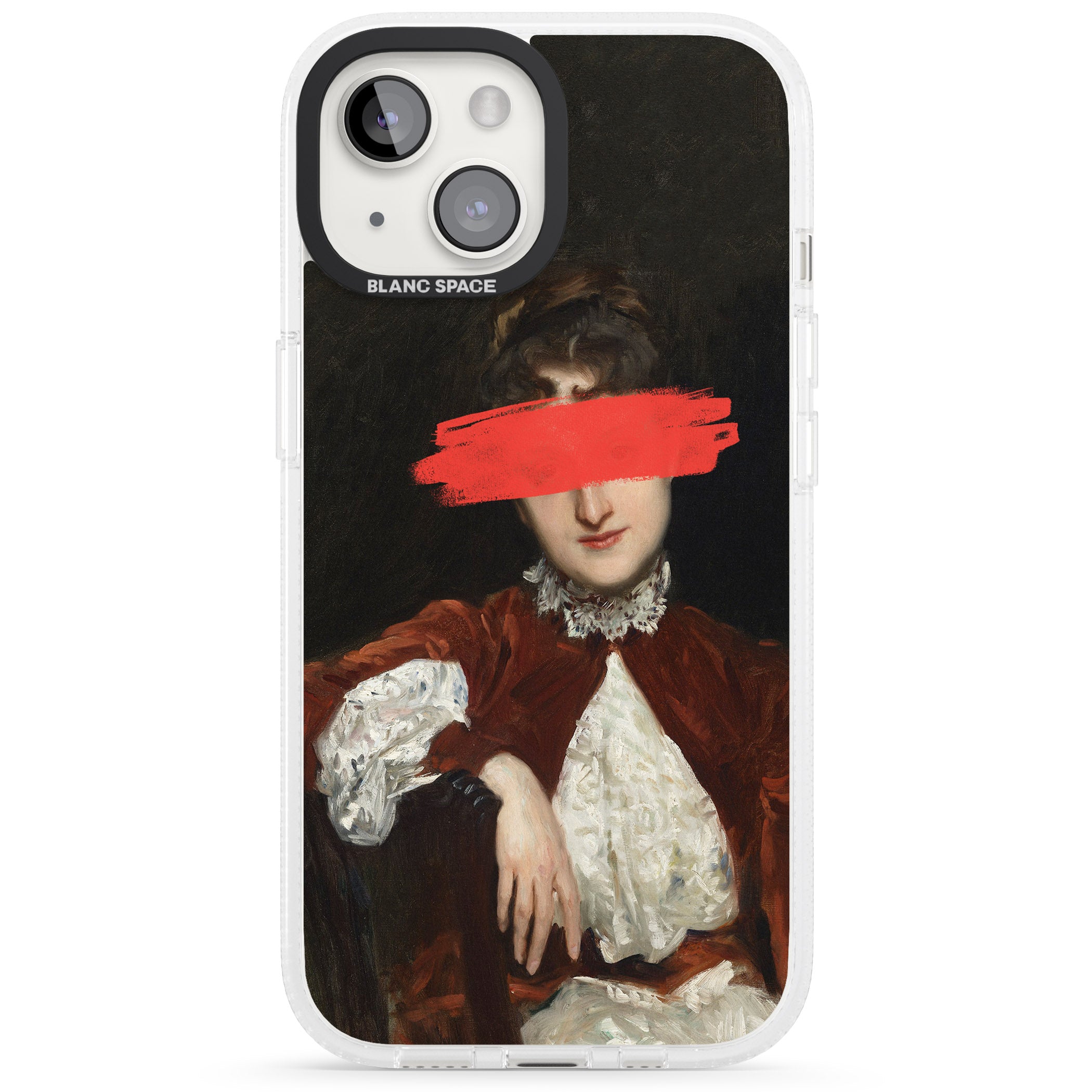 A NEW DAWN iPhone 15 / 14 / 13 Clear Case Impact Air - Blanc Space