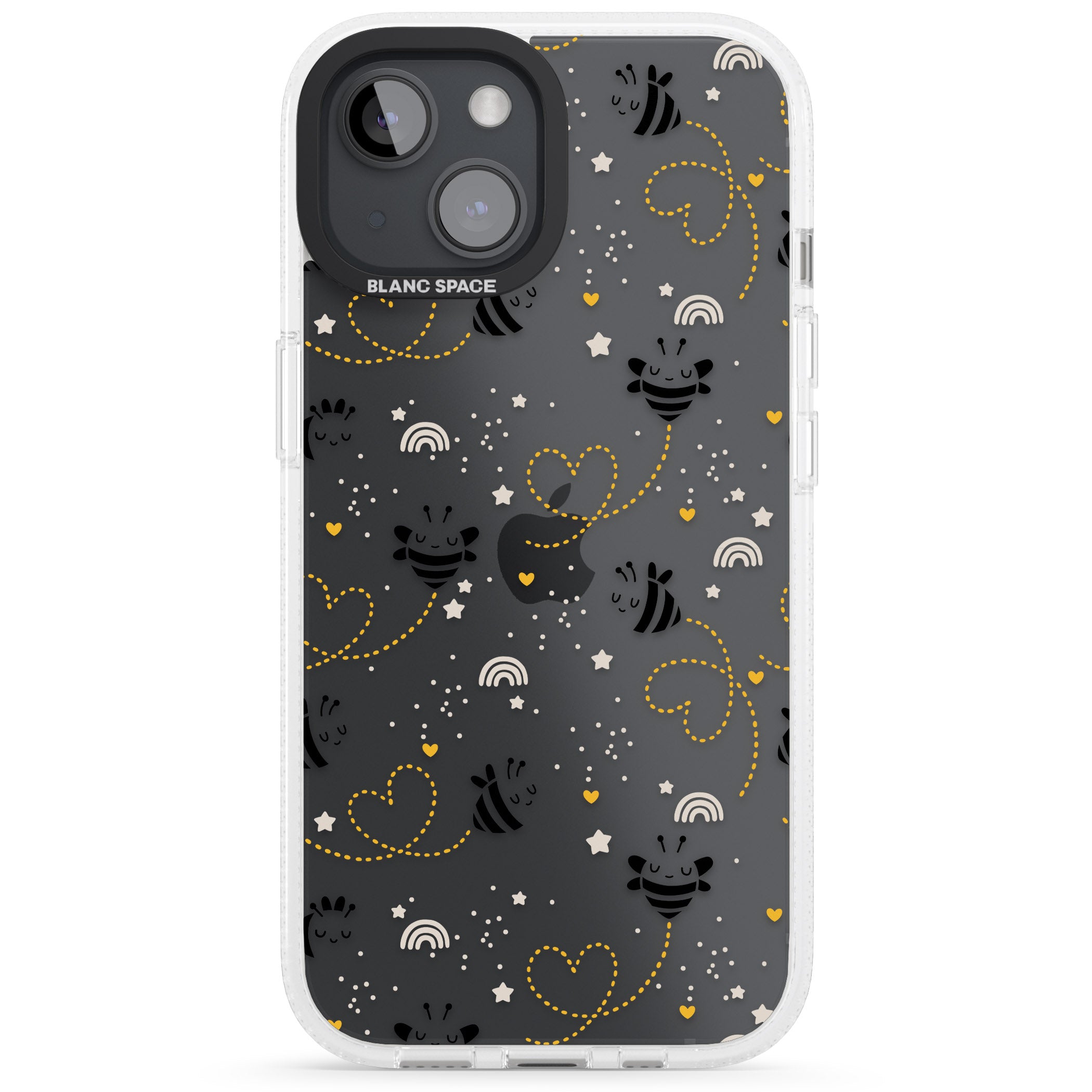 Bee Hearts Pattern