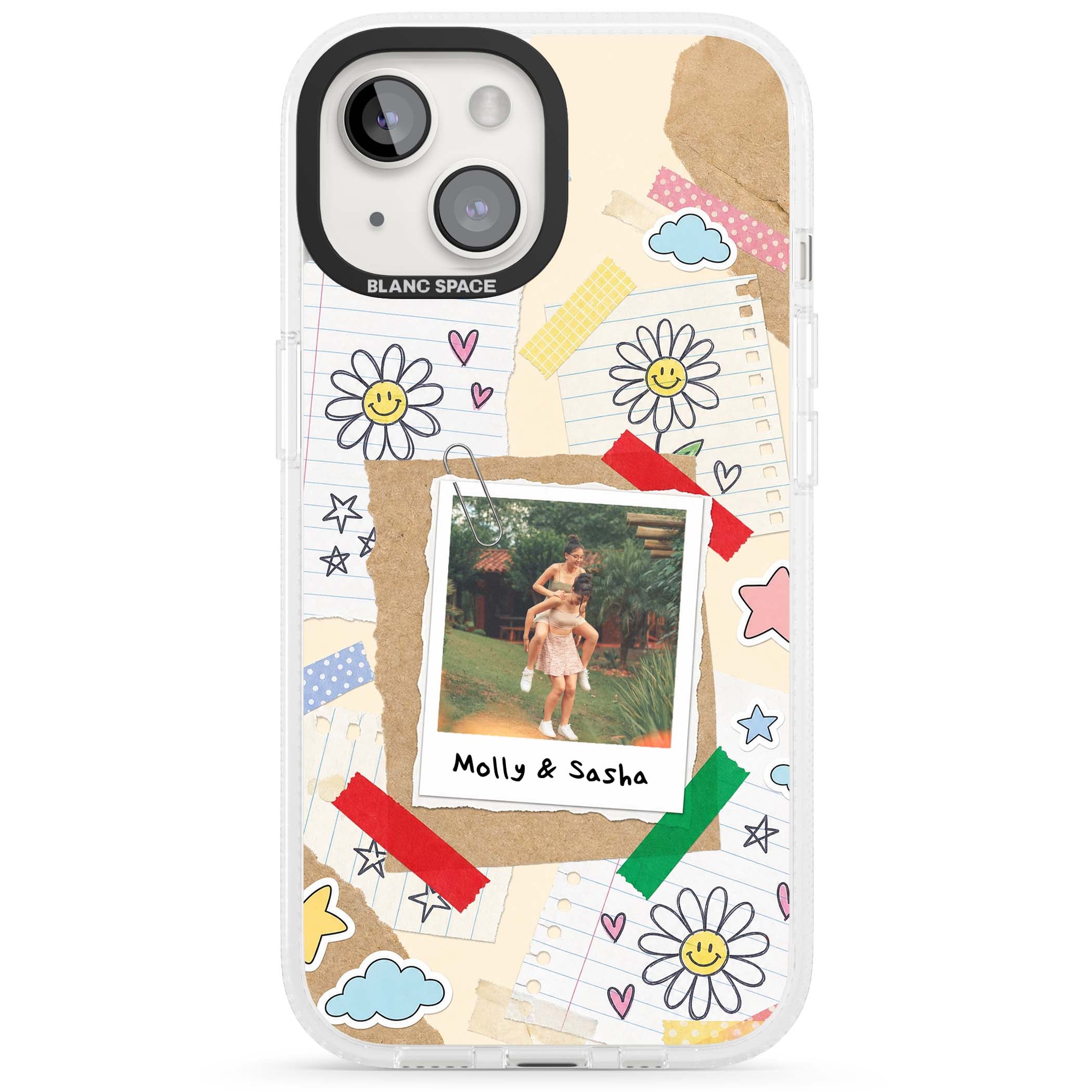 Scrapbook Photo coquette iPhone case | Clear Case Impact Air case for iPhone 15, iPhone 15 Plus