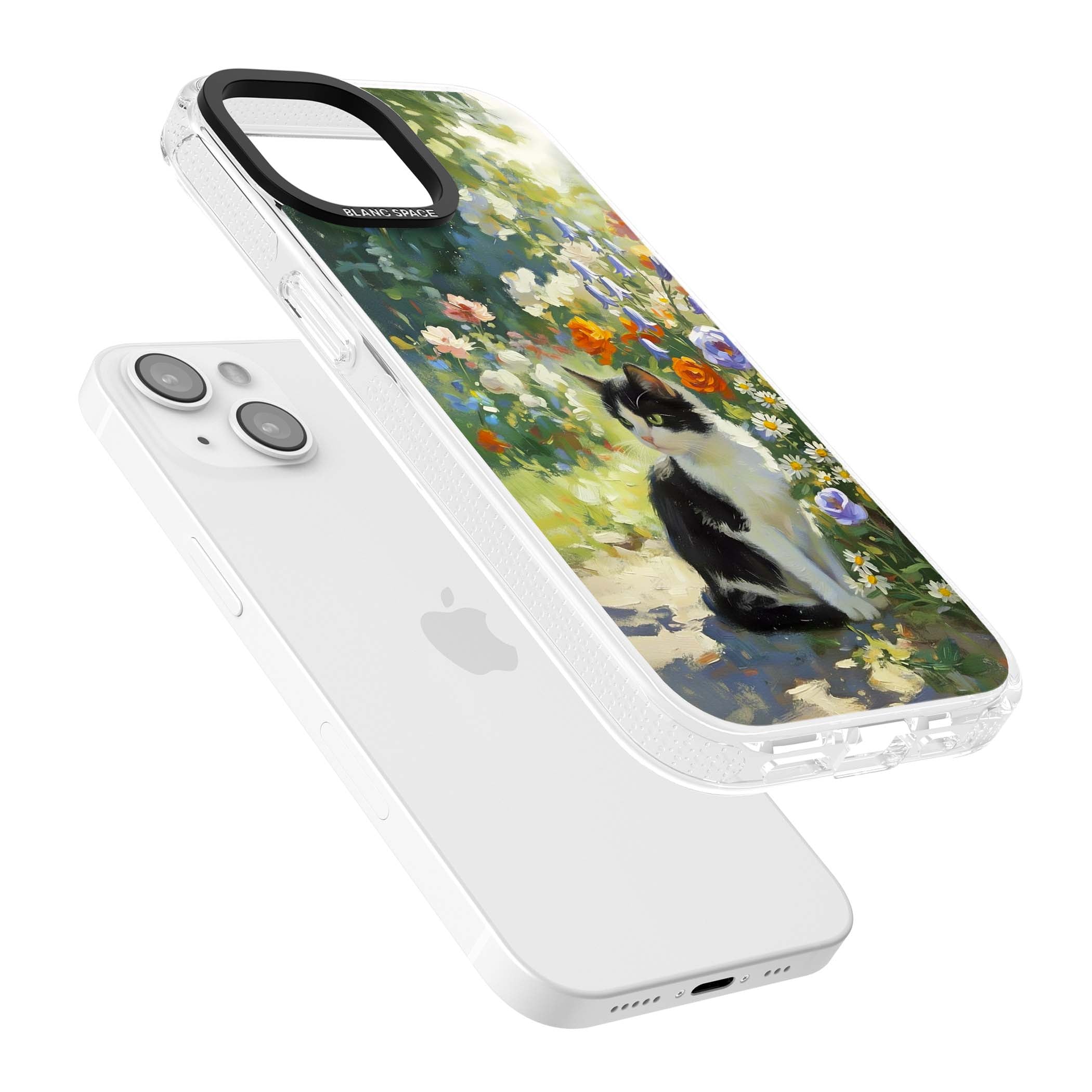 Cat In The Meadow for her iPhone case | Clear Case Impact Air case for iPhone 15, iPhone 15 Plus