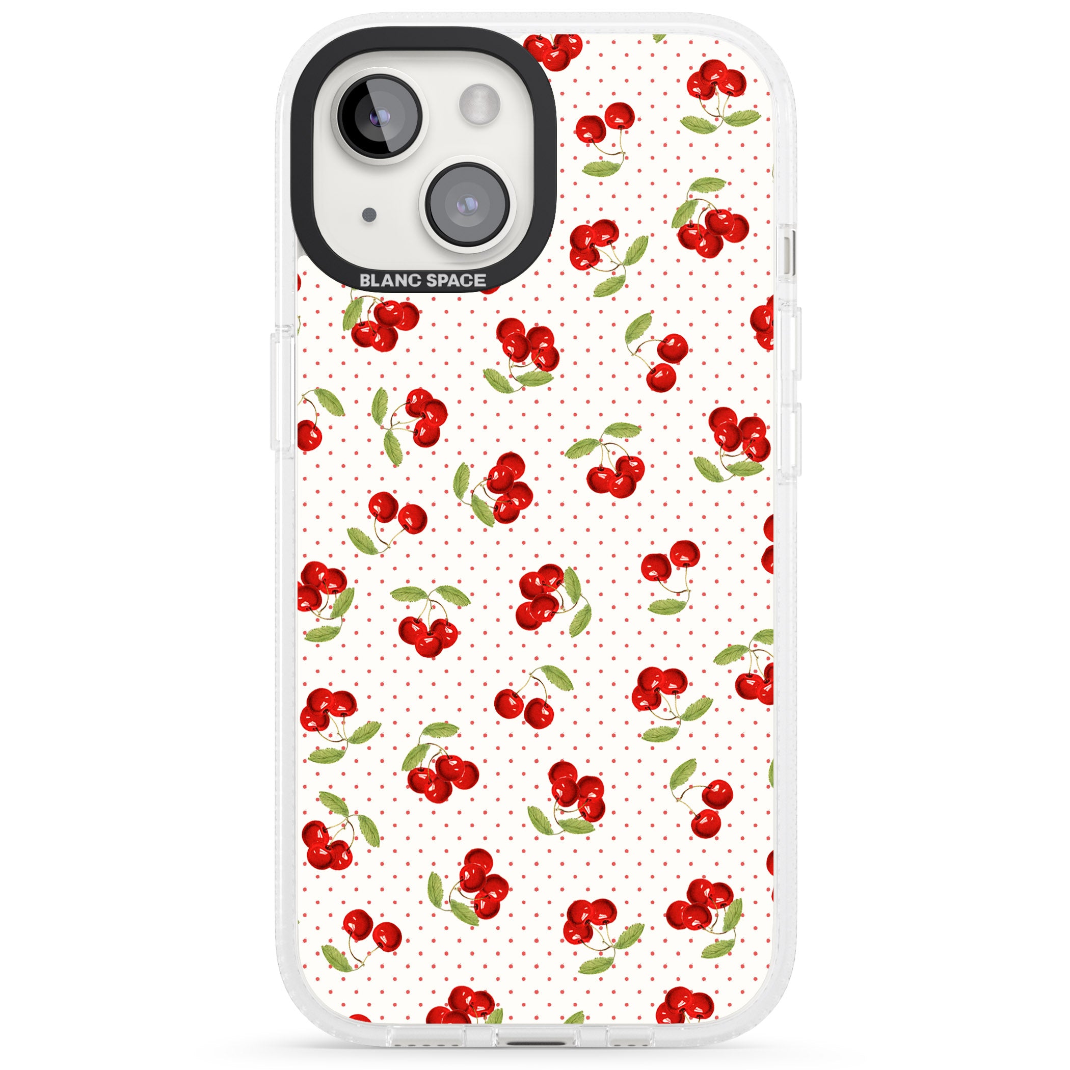 Cherry Picking iPhone 15 / 14 / 13 Clear Case Impact Air - Blanc Space
