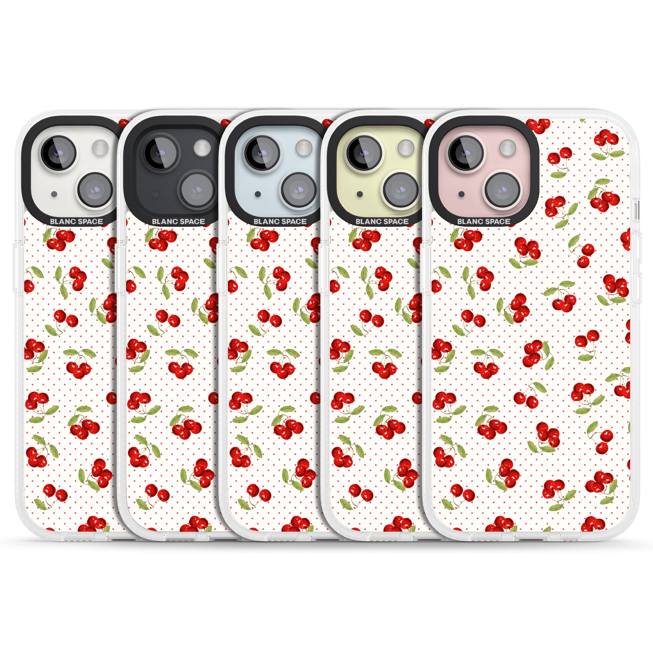 Cherry Picking iPhone 15 / 14 / 13 Clear Case Impact Air - Blanc Space